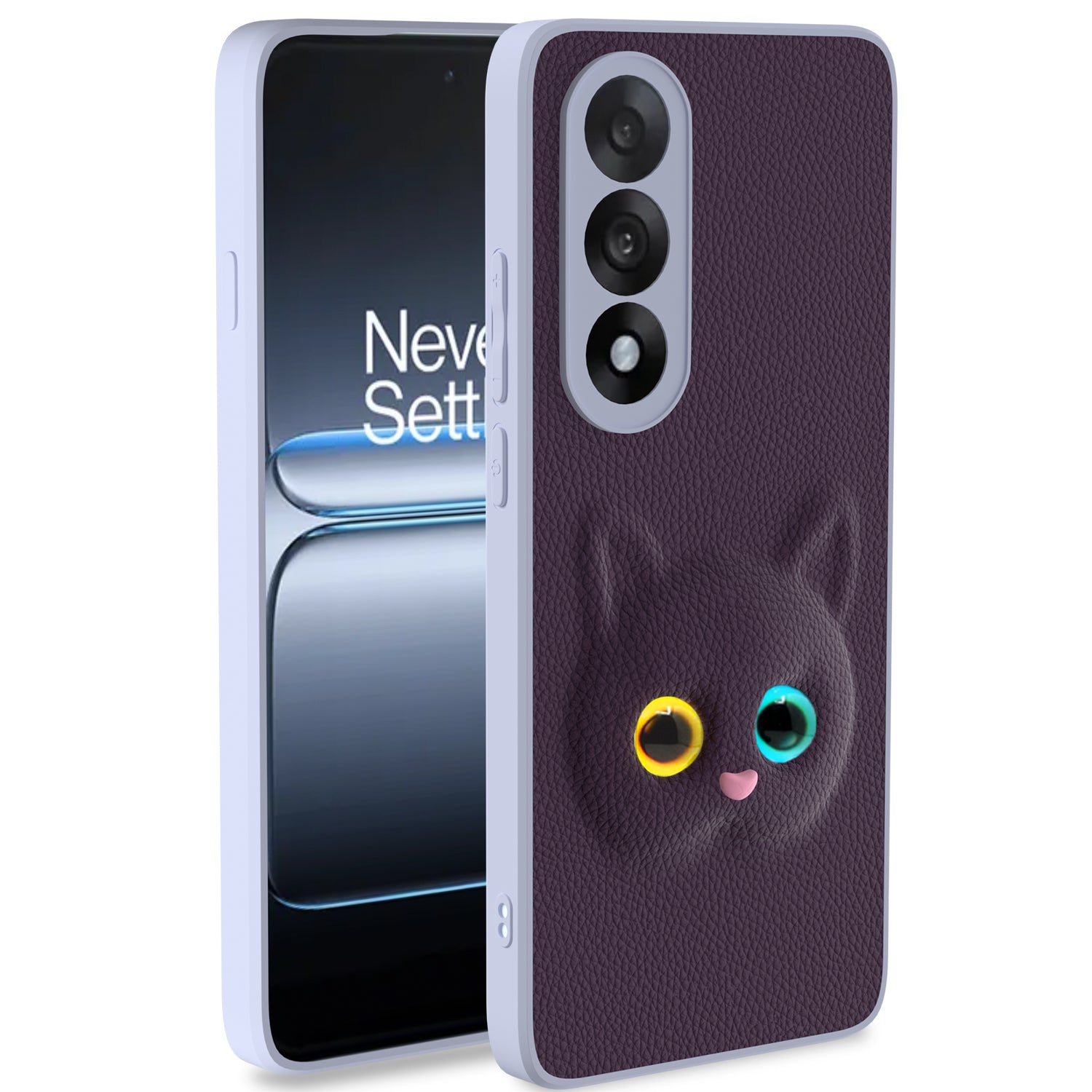 Pikkme Oneplus Nord 5 5G kitty Back Cover - Purple