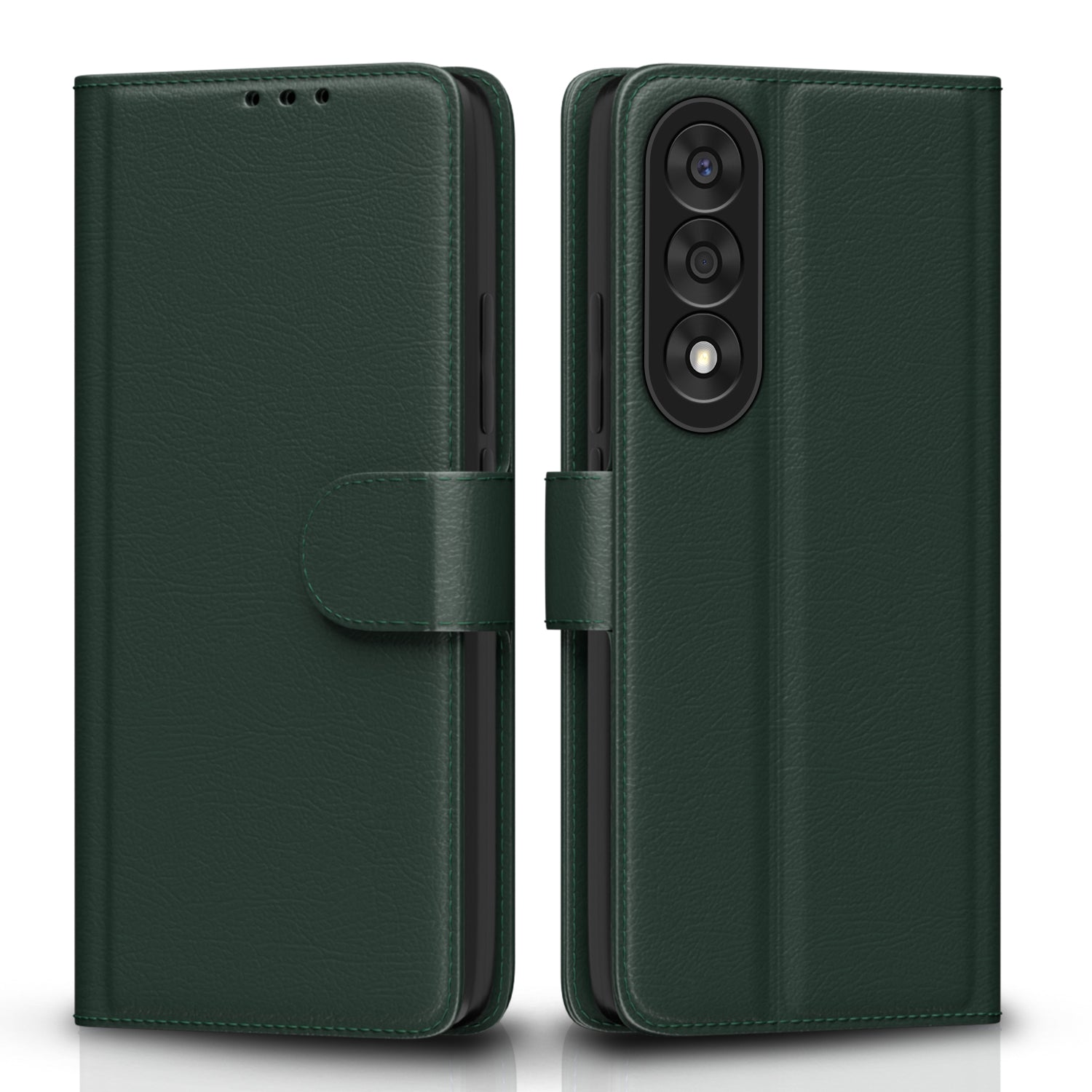 Pikkme OnePlus Nord 5 5G Vintage Flip Cover (Green)