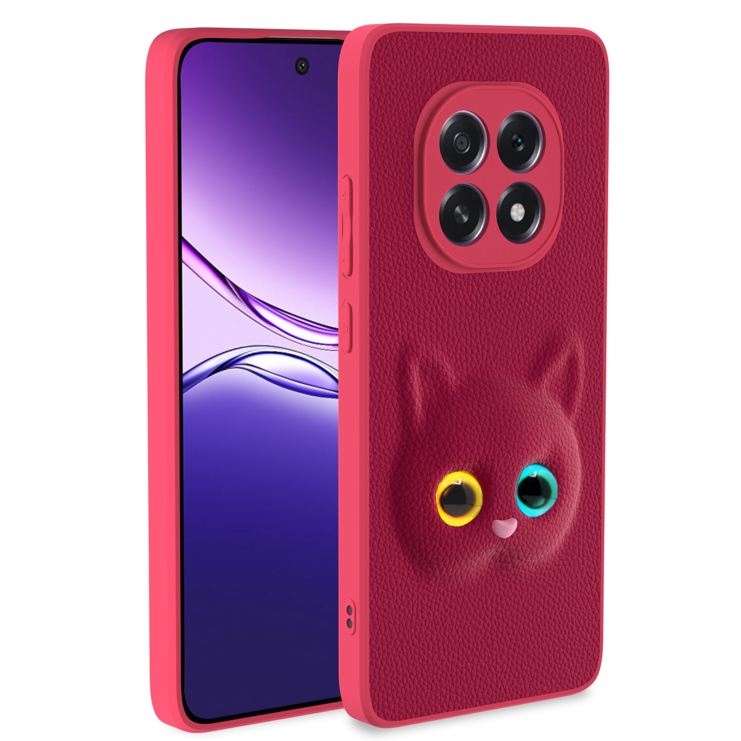 Pikkme Oppo F29 5G Kitty Back Cover (Pink)