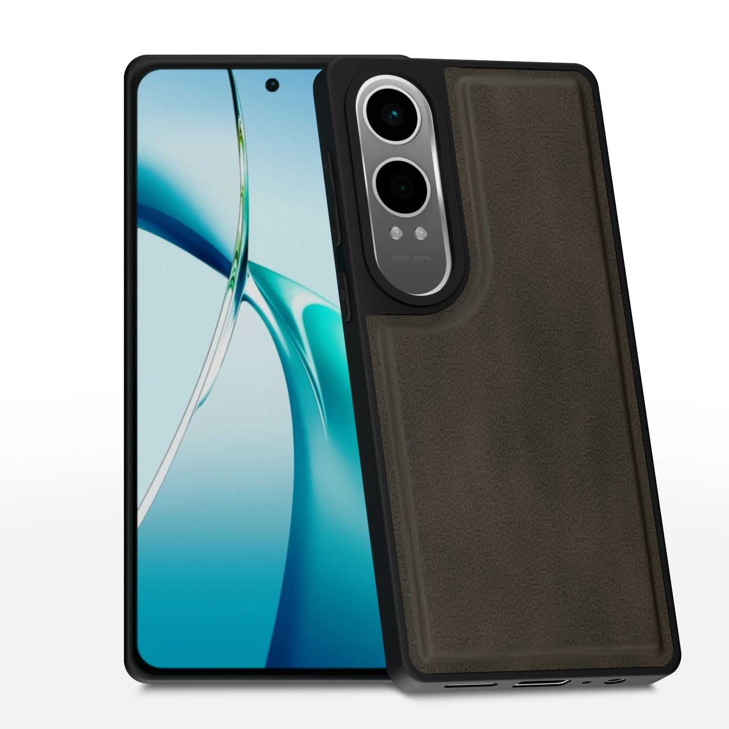 OnePlus Nord CE 4 Lite 5G Premium Leather Back Cover by Pikkme - Brown