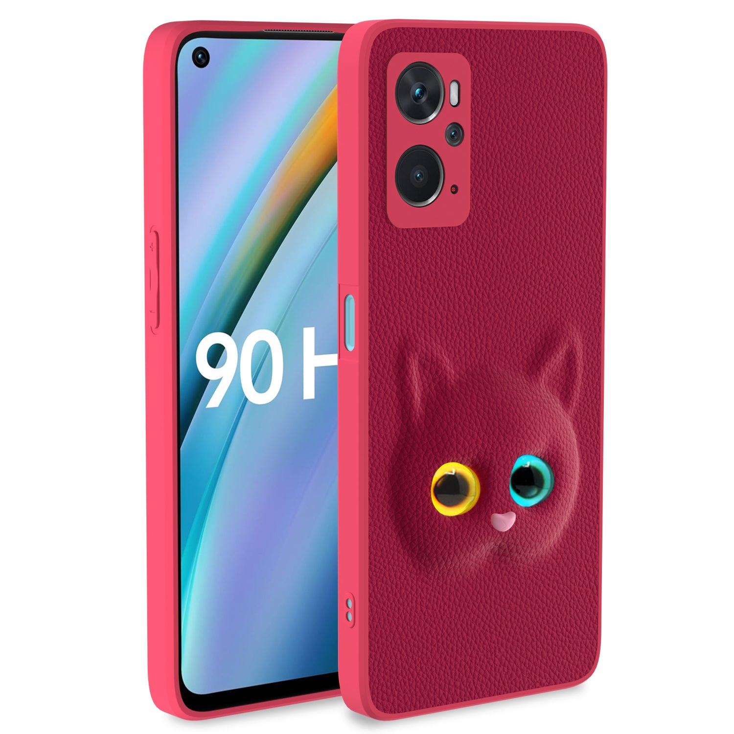 Pikkme Oppo K10 4G Kitty Back Cover - Pink