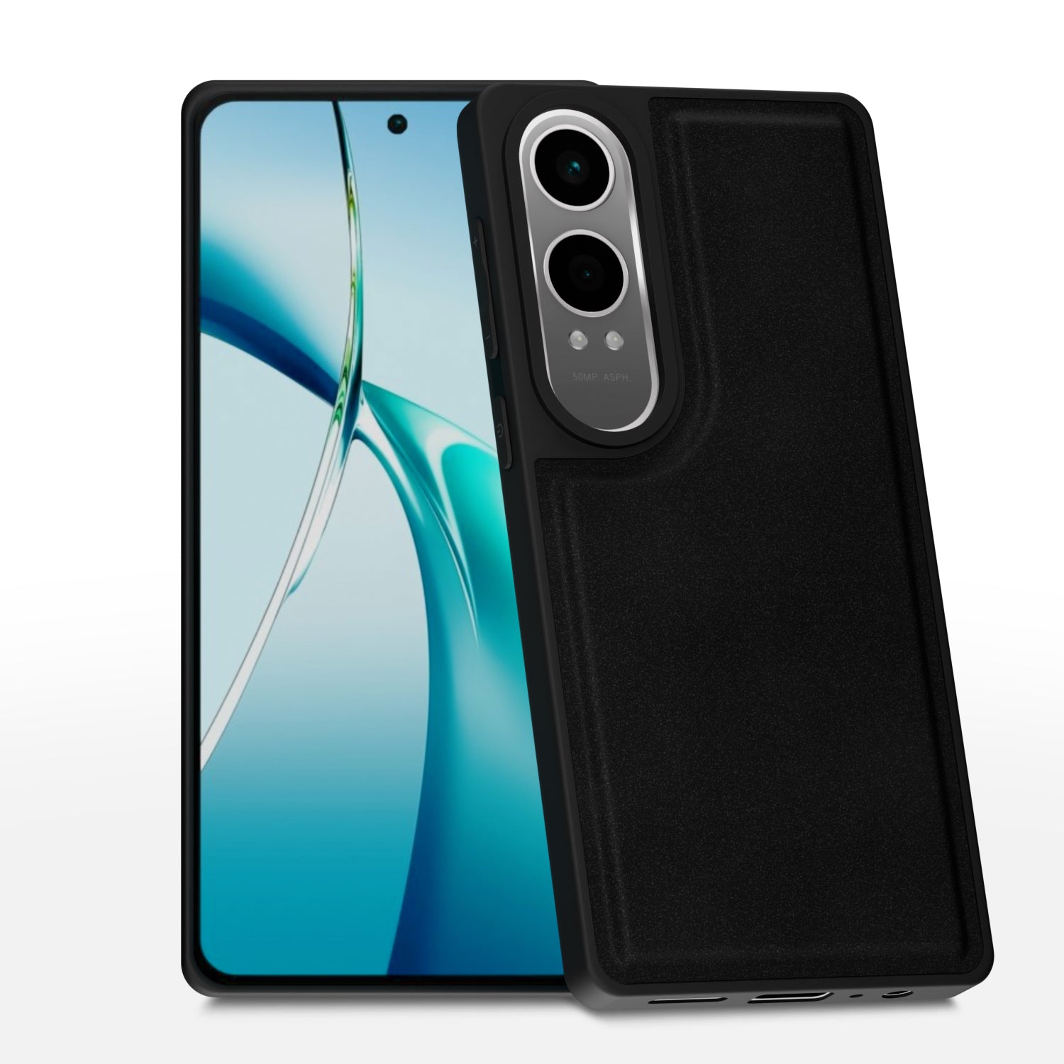 OnePlus Nord CE 4 Lite 5G Premium Leather Back Cover by Pikkme - Black
