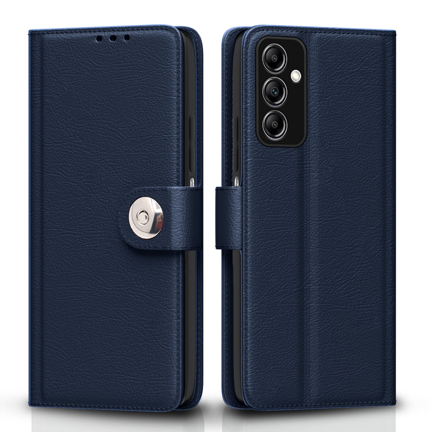 Samsung Galaxy A14 4G / A14 5G Button Flip Cover -Blue