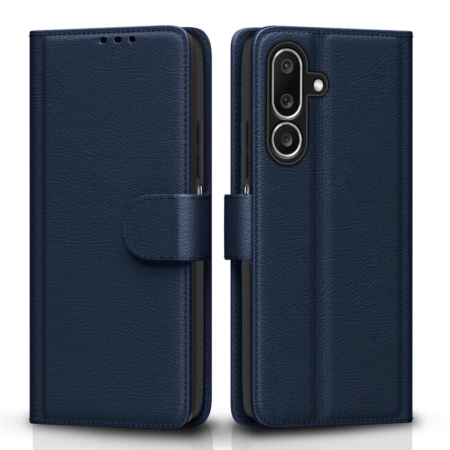 Pikkme Samsung Galaxy M36 5G Vintage Flip Cover (Blue)