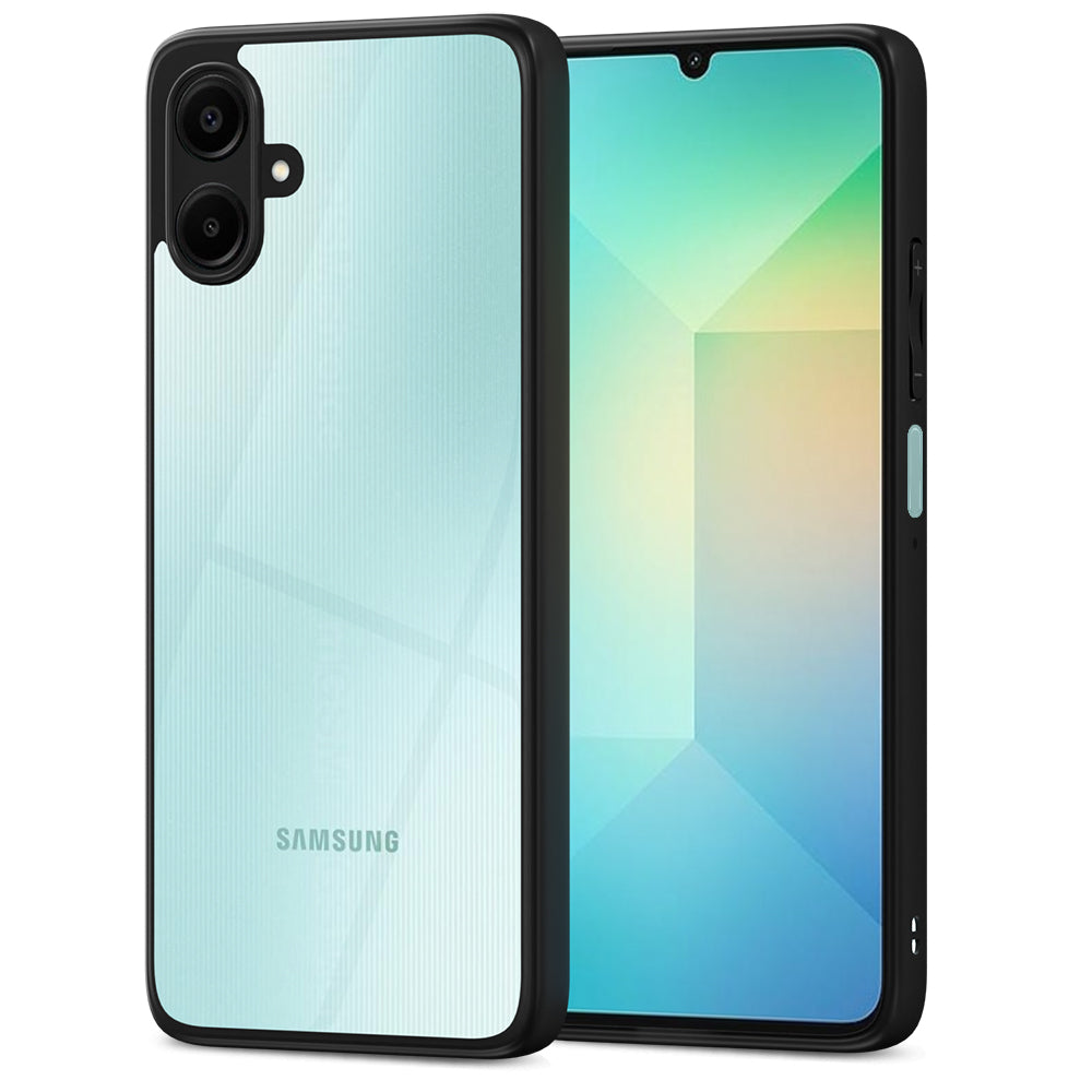 Pikkme Samsung Galaxy A07 5G Eagle 2 Shockproof Sleek Hybrid Armor Back Cover (Black)