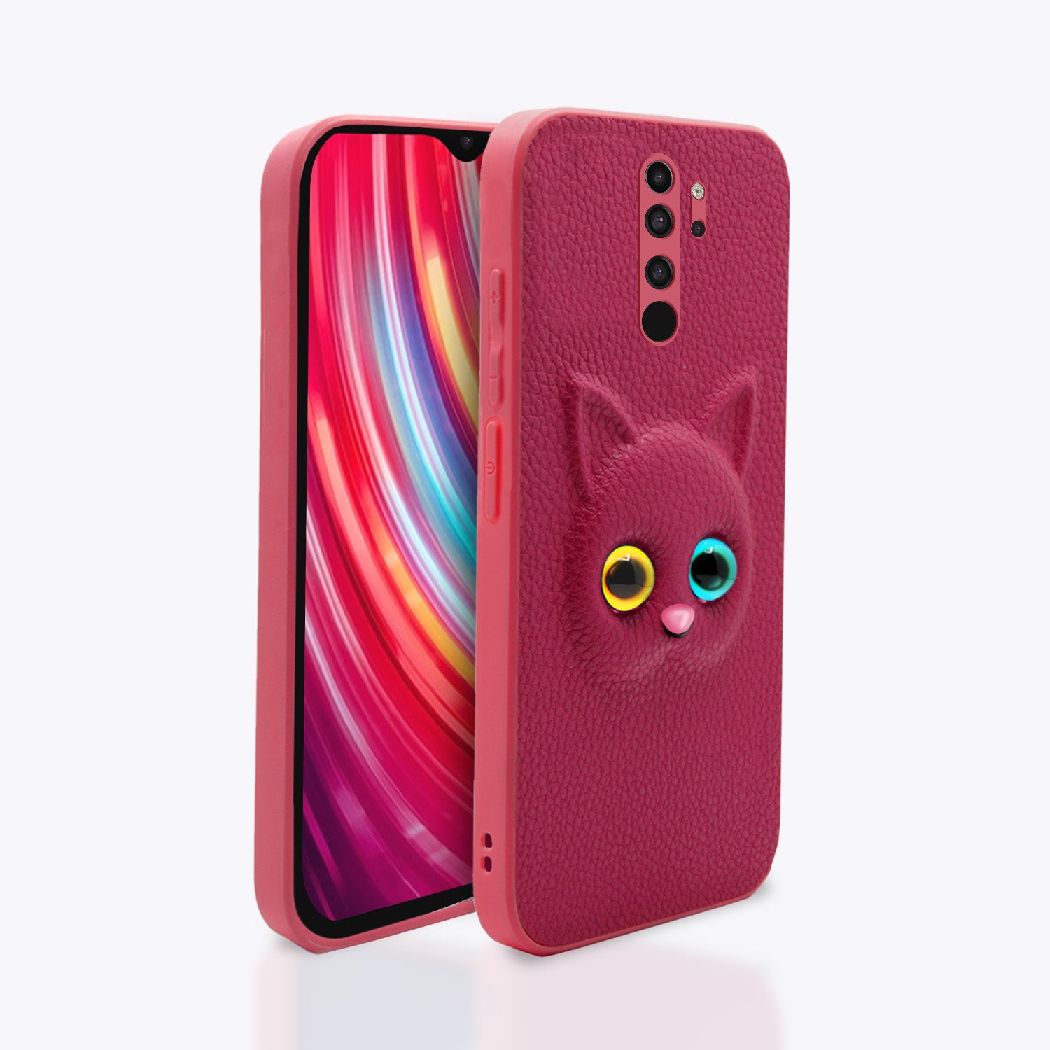 Mi Redmi Note 8 Pro Kitty Back Cover -Pink