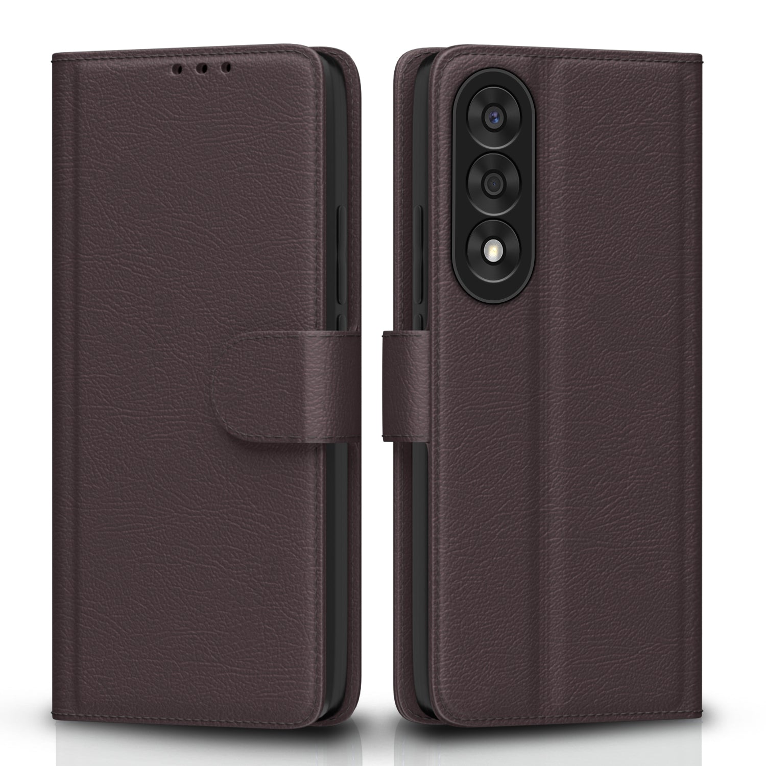 Pikkme OnePlus Nord 5 5G Vintage Flip Cover (Coffee)