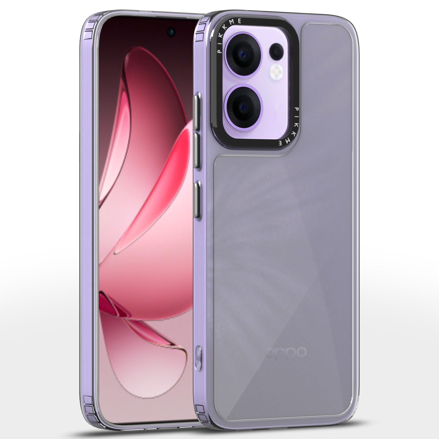 Pikkme Oppo Reno 13F 5G Transring Back Cover (Transparent)
