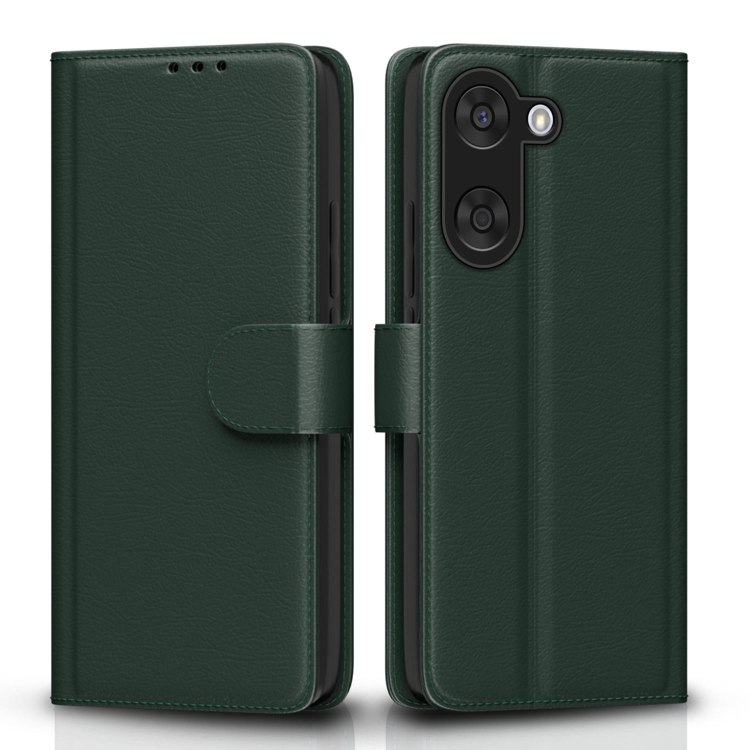 Pikkme OnePlus Nord Ce 5 5G Vintage Flip Cover (Green)