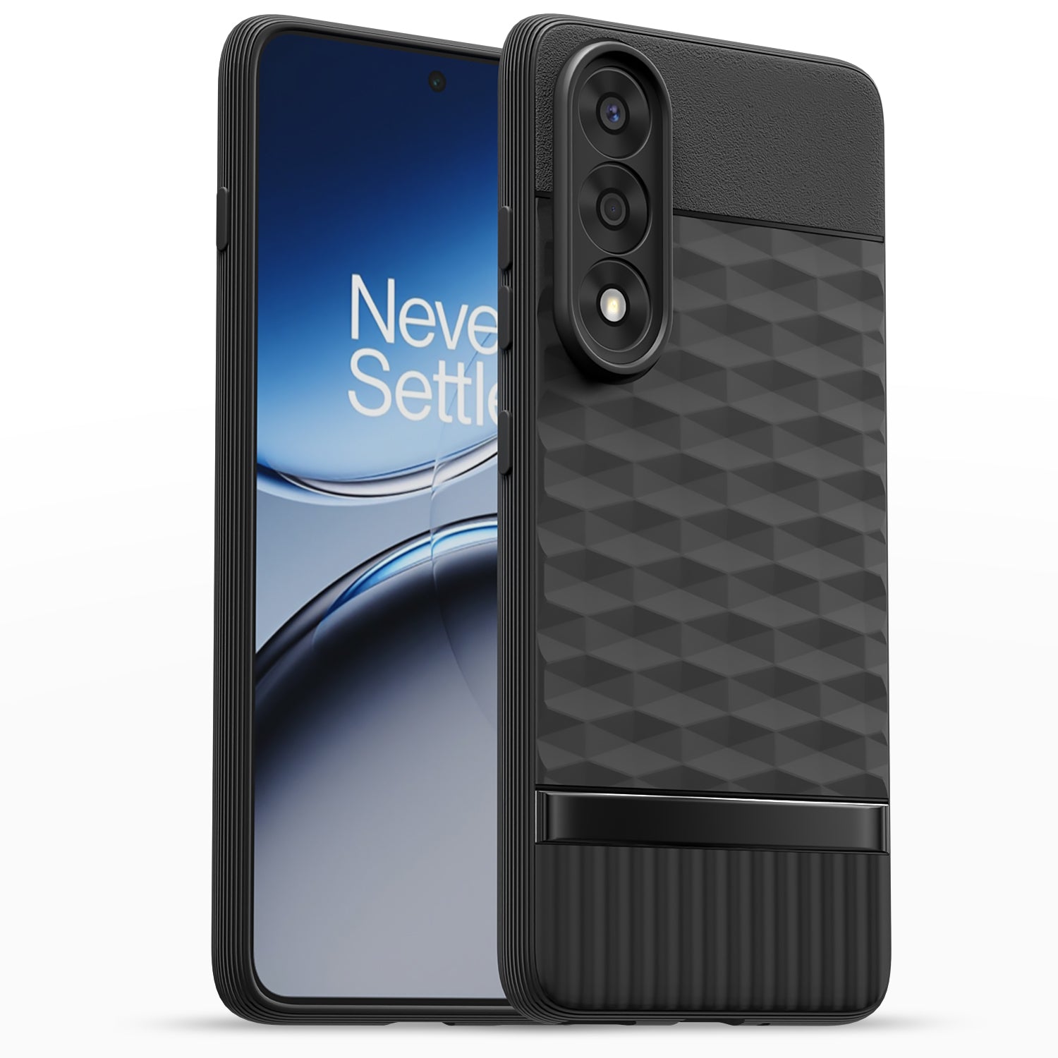 Pikkme OnePlus Nord 5 5G Shockproof Soft Flexible Gencase Back Cover (Black)