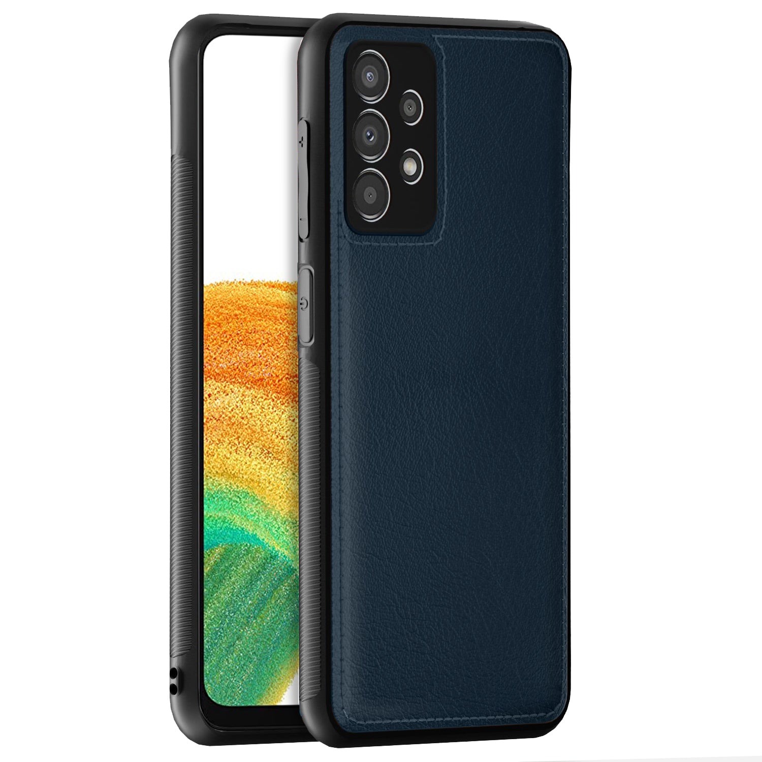Samsung Galaxy A33 5G LeatherBack Back Cover – Blue