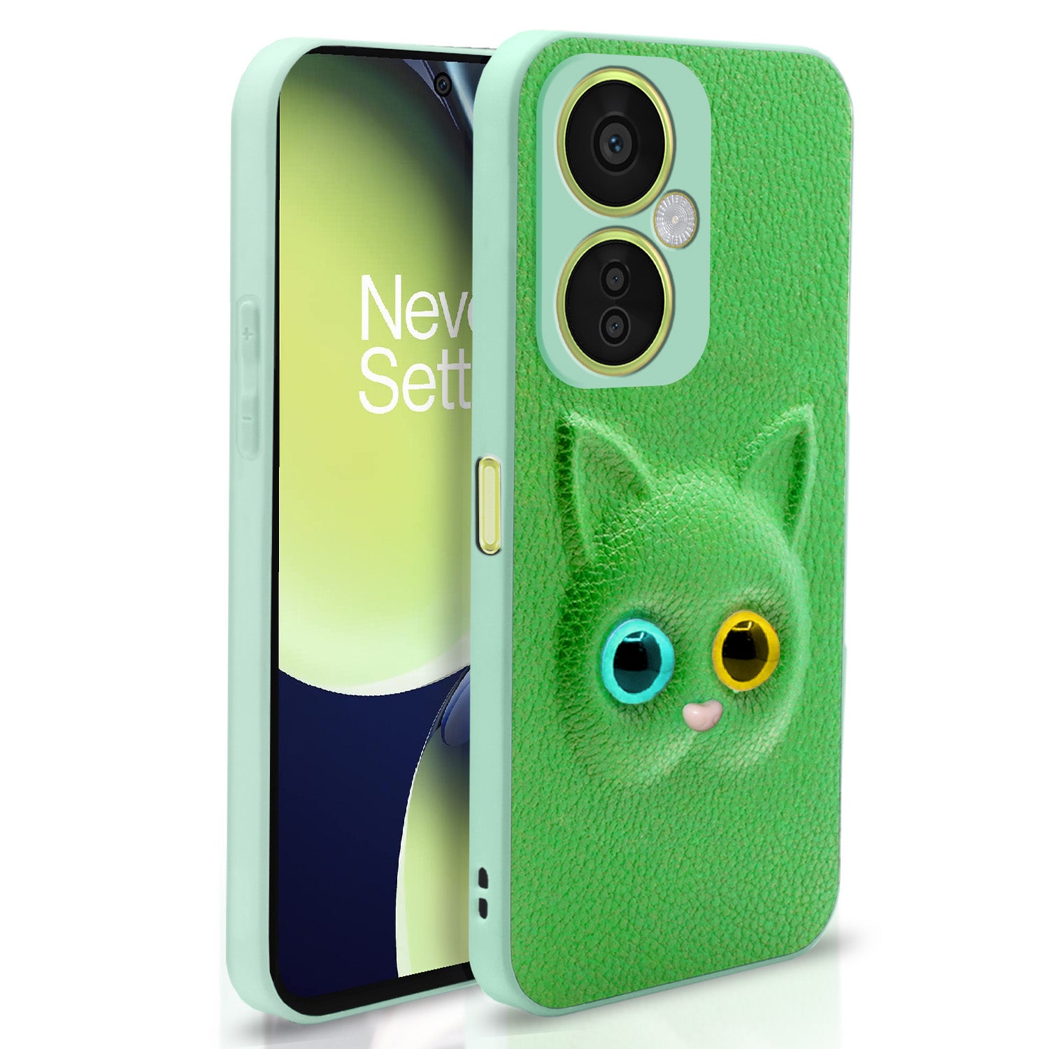 OnePlus Nord Ce 3 Lite 5G Kitty Back Cover -Green