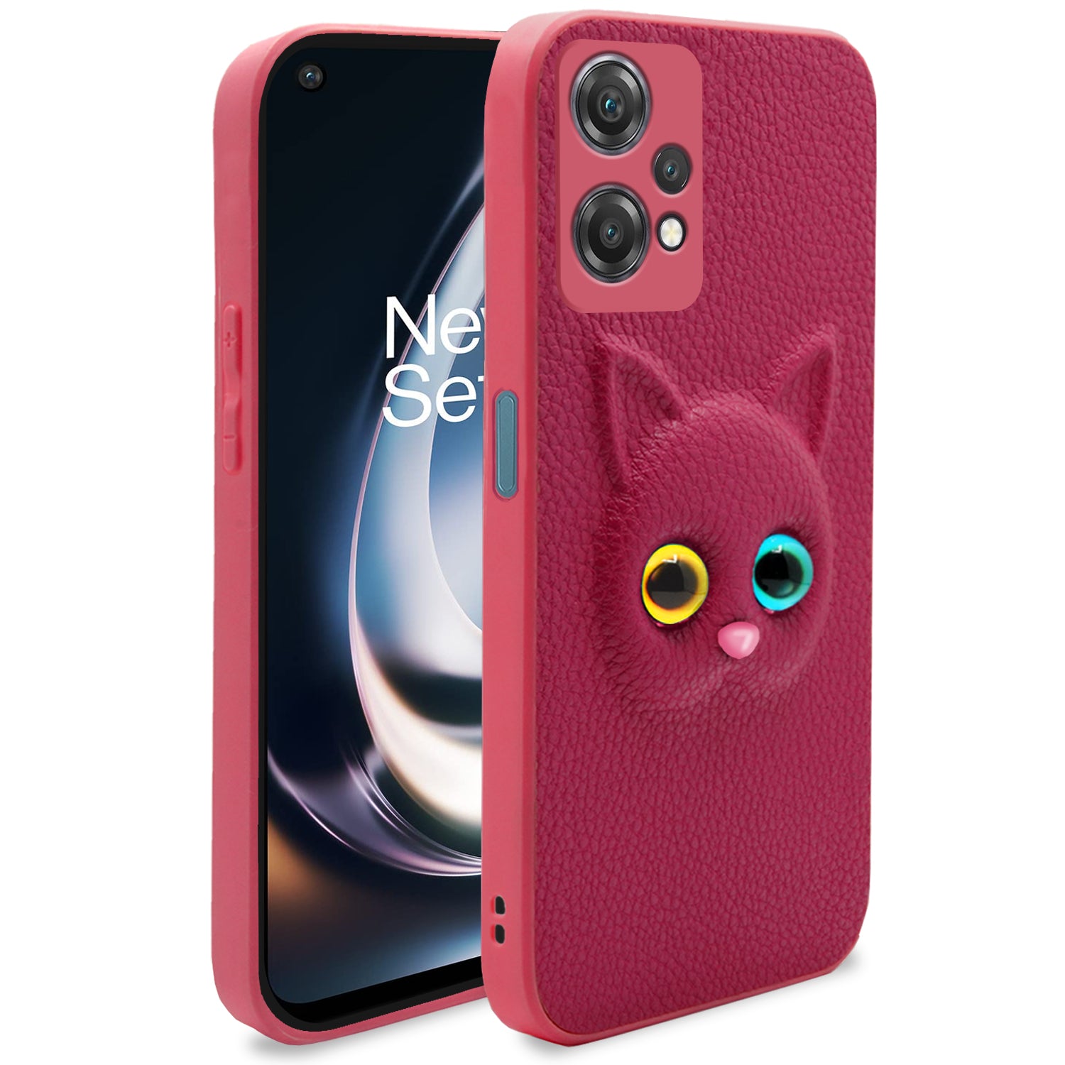 Oneplus Nord Ce 2 Lite 5G Kitty Back Cover -Pink