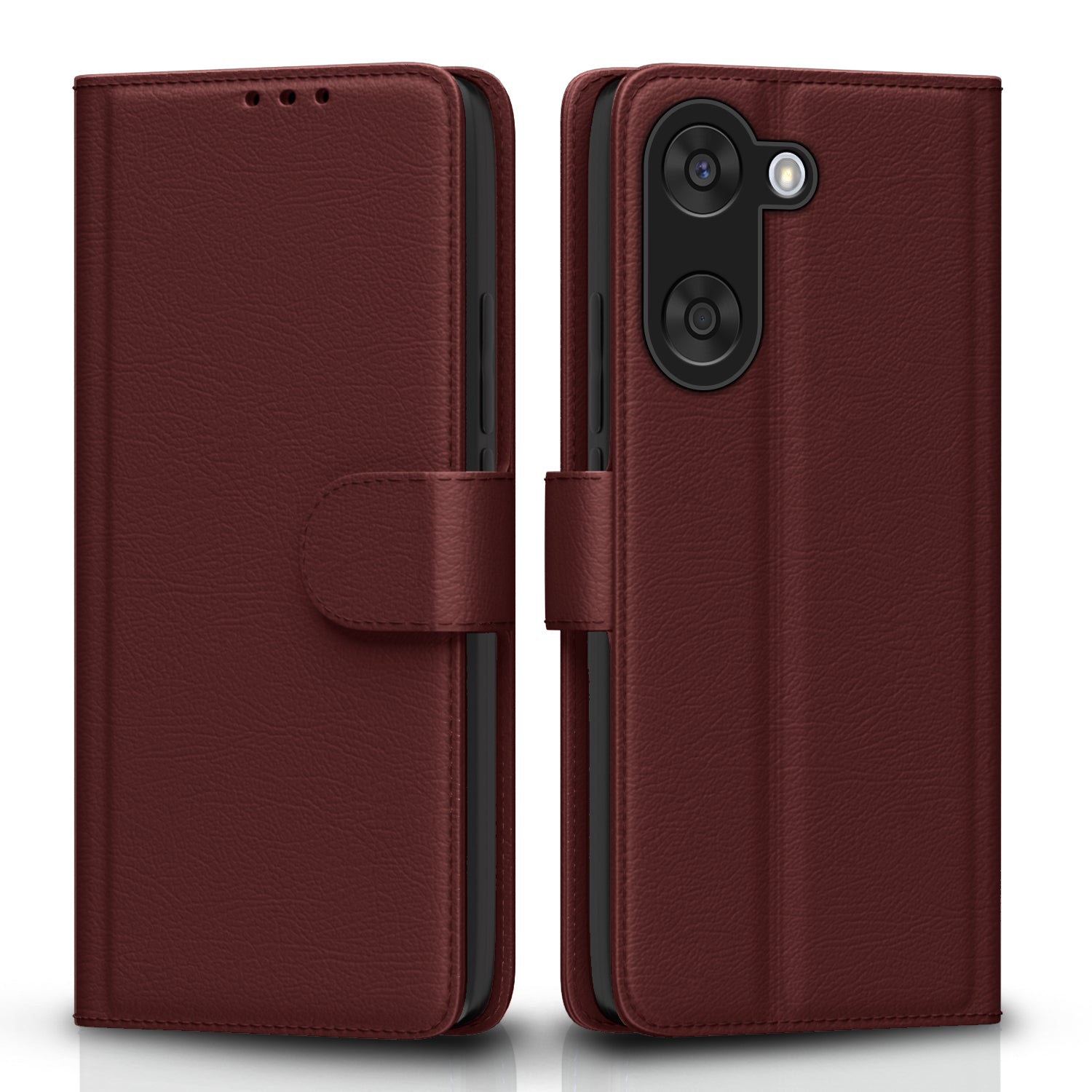 Pikkme OnePlus Nord Ce 5 5G Vintage Flip Cover (Brown)