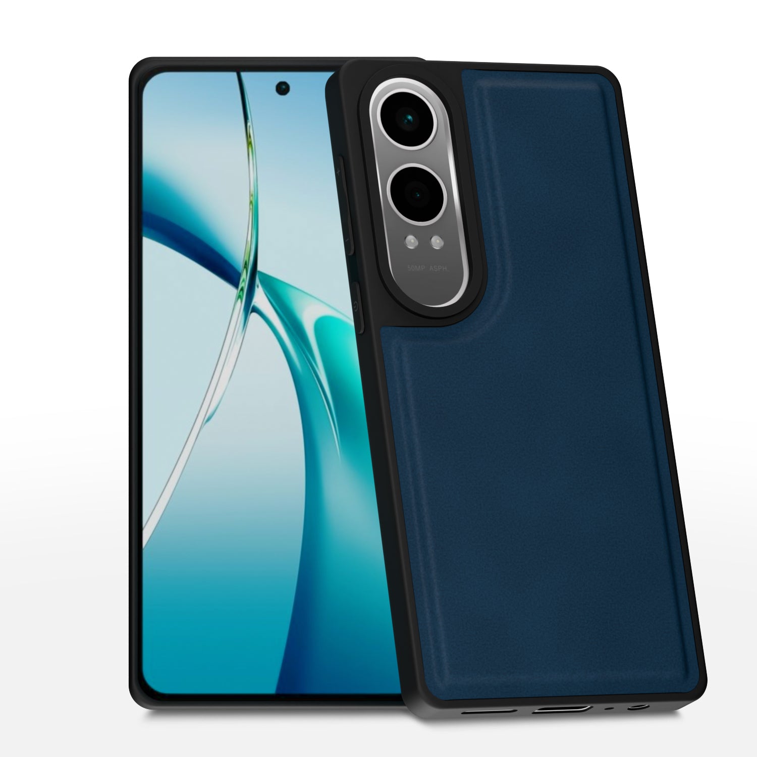 OnePlus Nord CE 4 Lite 5G Premium Leather Back Cover by Pikkme - Blue
