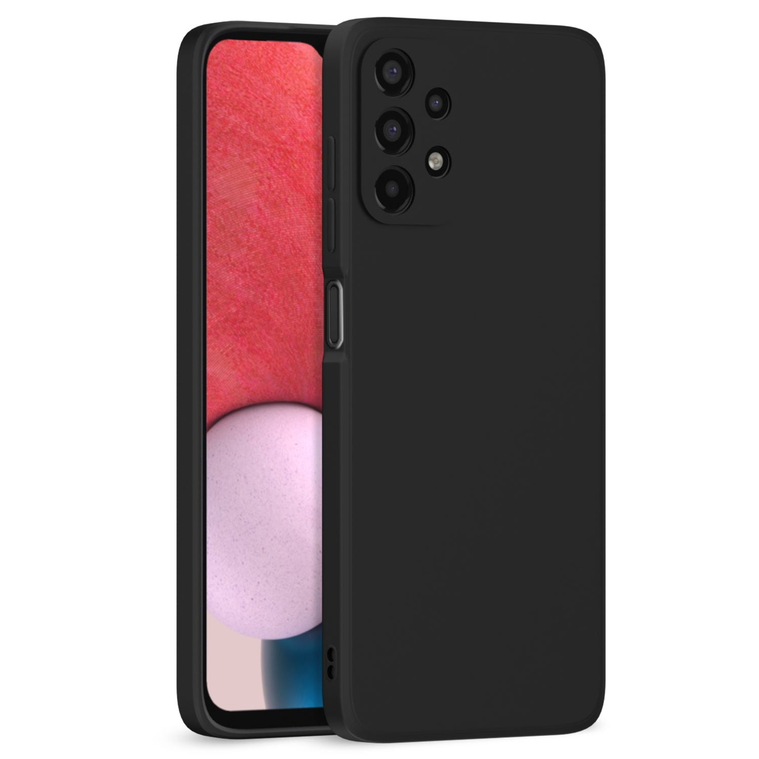 Samsung Galaxy A23 4G / A23 5G Liquid Silicone Back Cover-Black