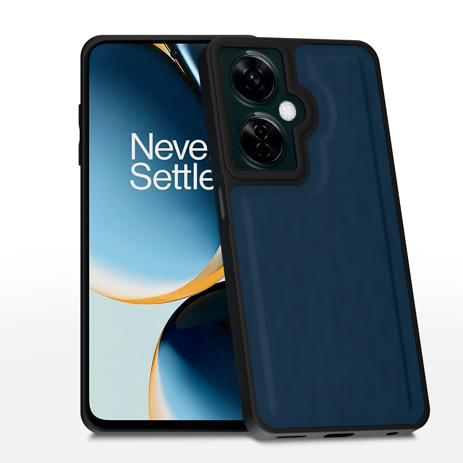 OnePlus Nord CE 3 Lite 5G Premium Leather Back Cover by Pikkme - Blue
