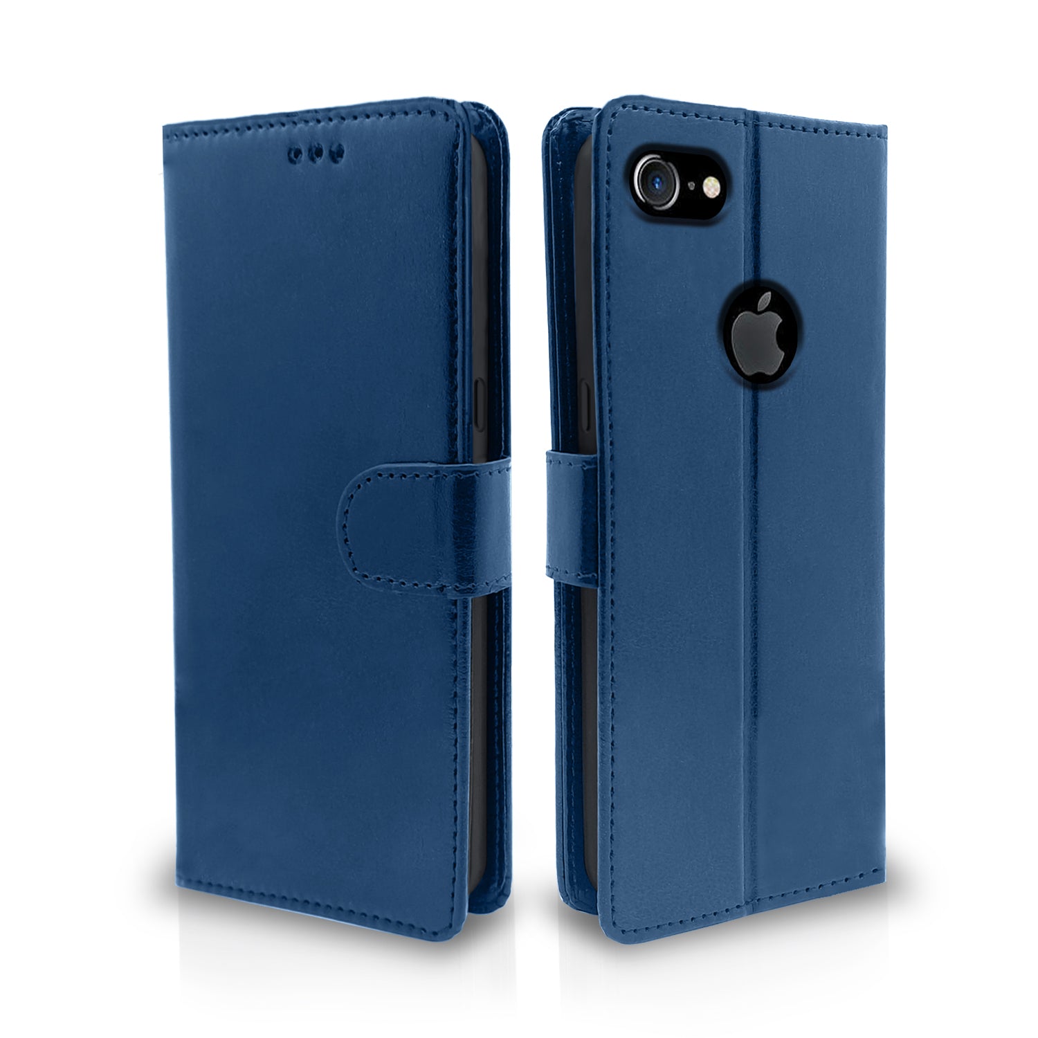 Pikkme iPhone 7/8 Vintage Flip Cover | Blue
