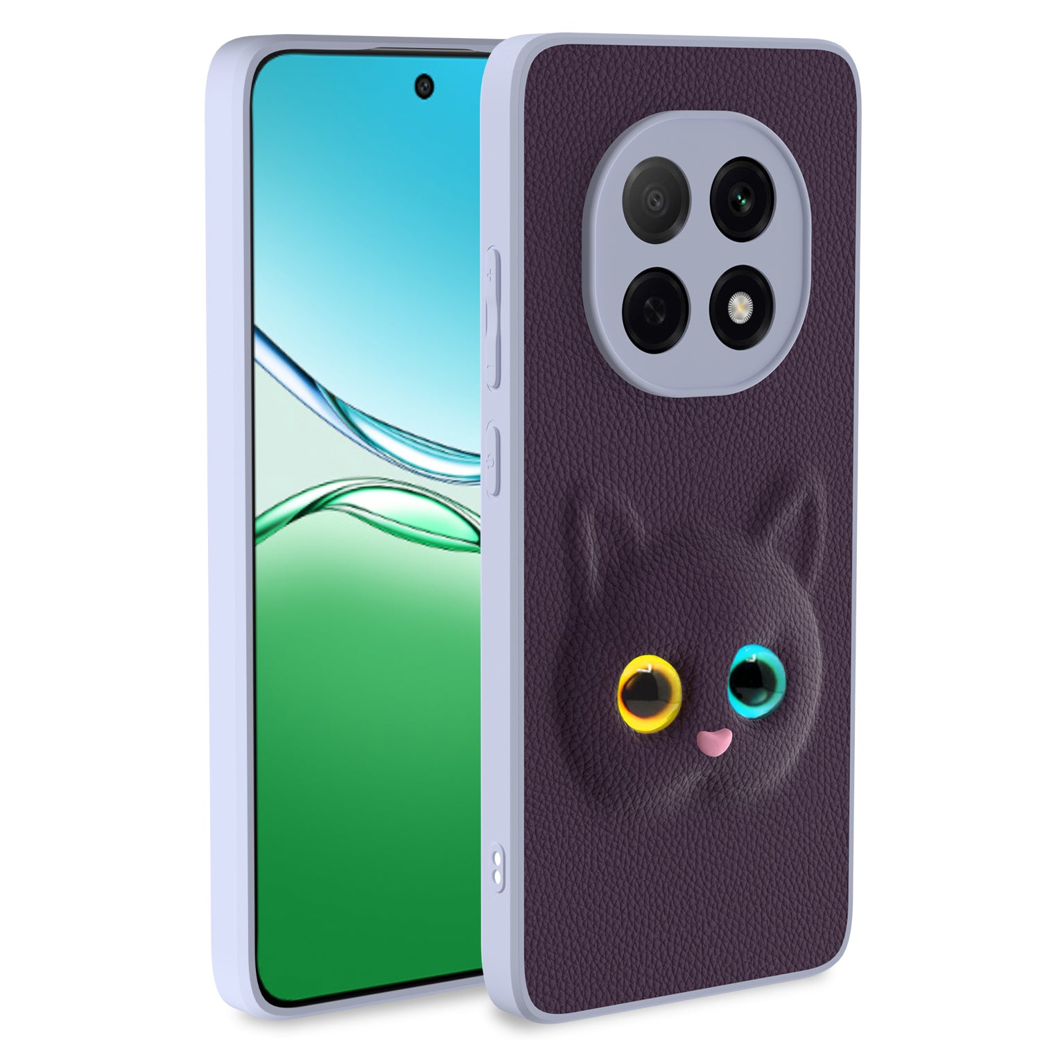 Pikkme Oppo F29 Pro 5G Kitty Back Cover (Purple)