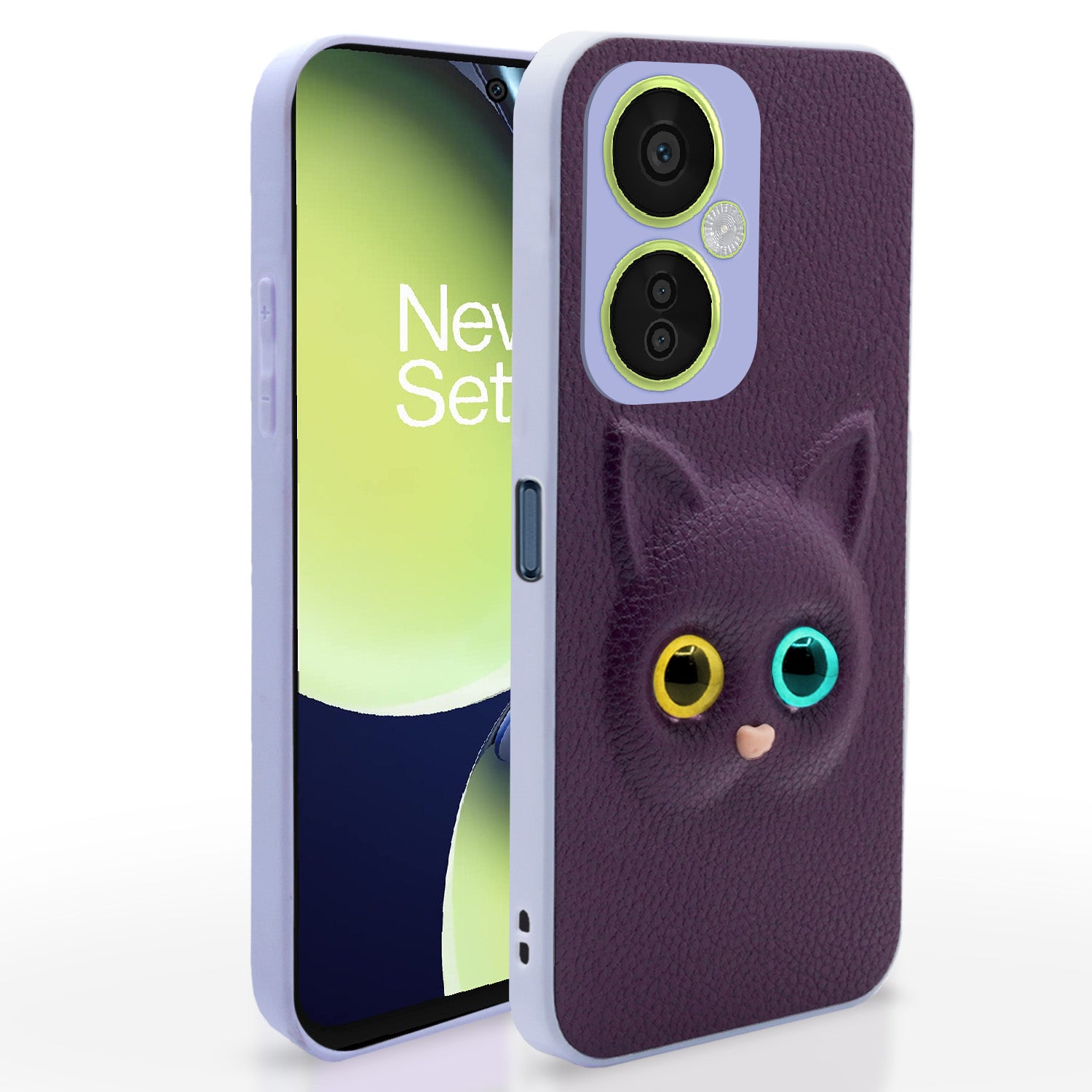 OnePlus Nord Ce 3 Lite 5G Kitty Back Cover -Purple
