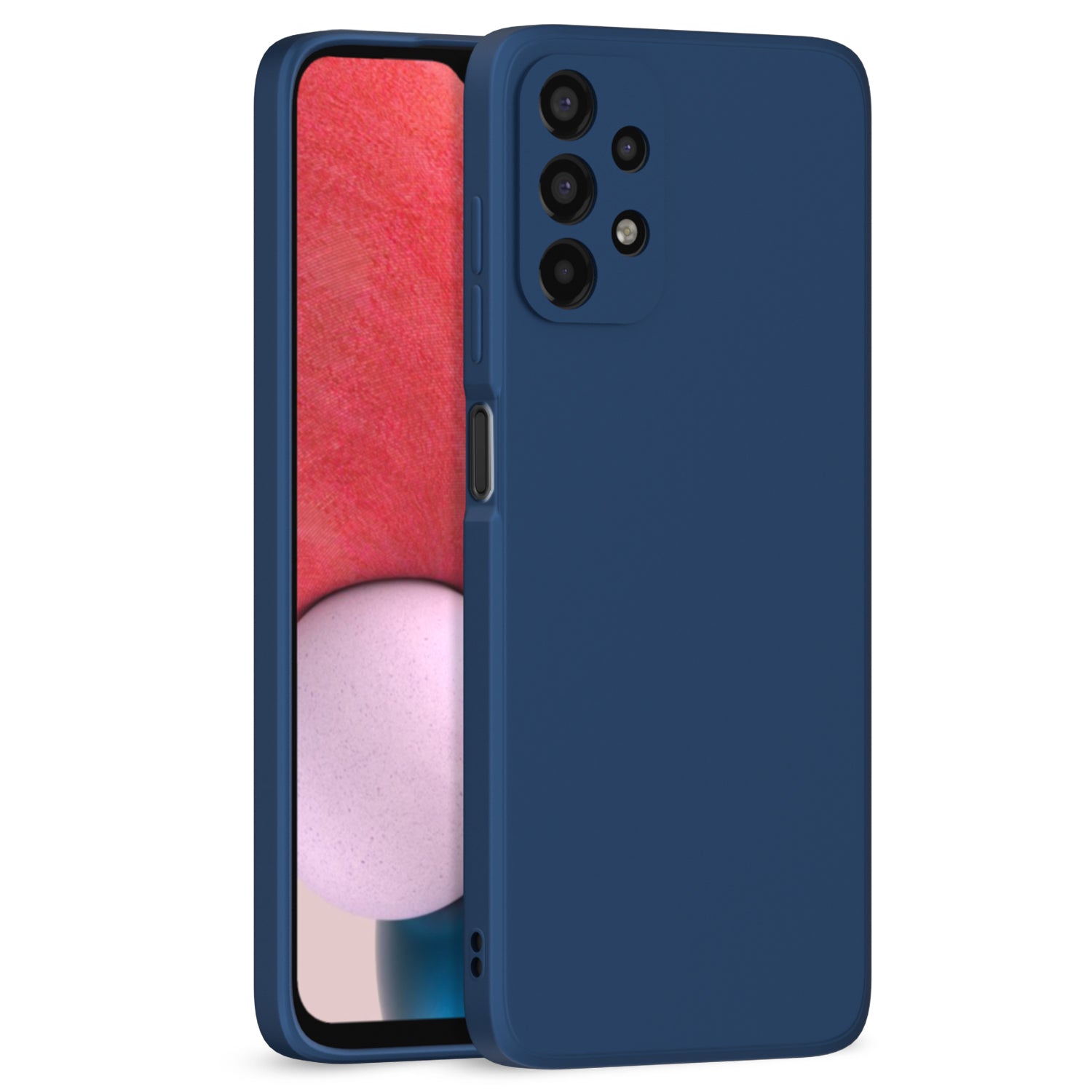 Samsung Galaxy A23 4G / A23 5G Liquid Silicone Back Cover-Blue
