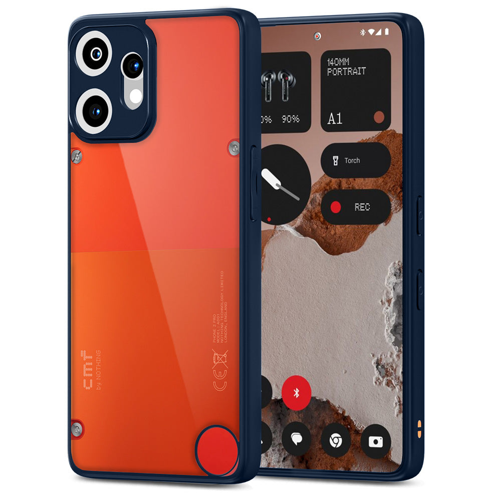 Pikkme CMF by Nothing Phone 2 Pro 5G Eagle 2 Shockproof Sleek Hybrid Armor Back Cover (Blue)