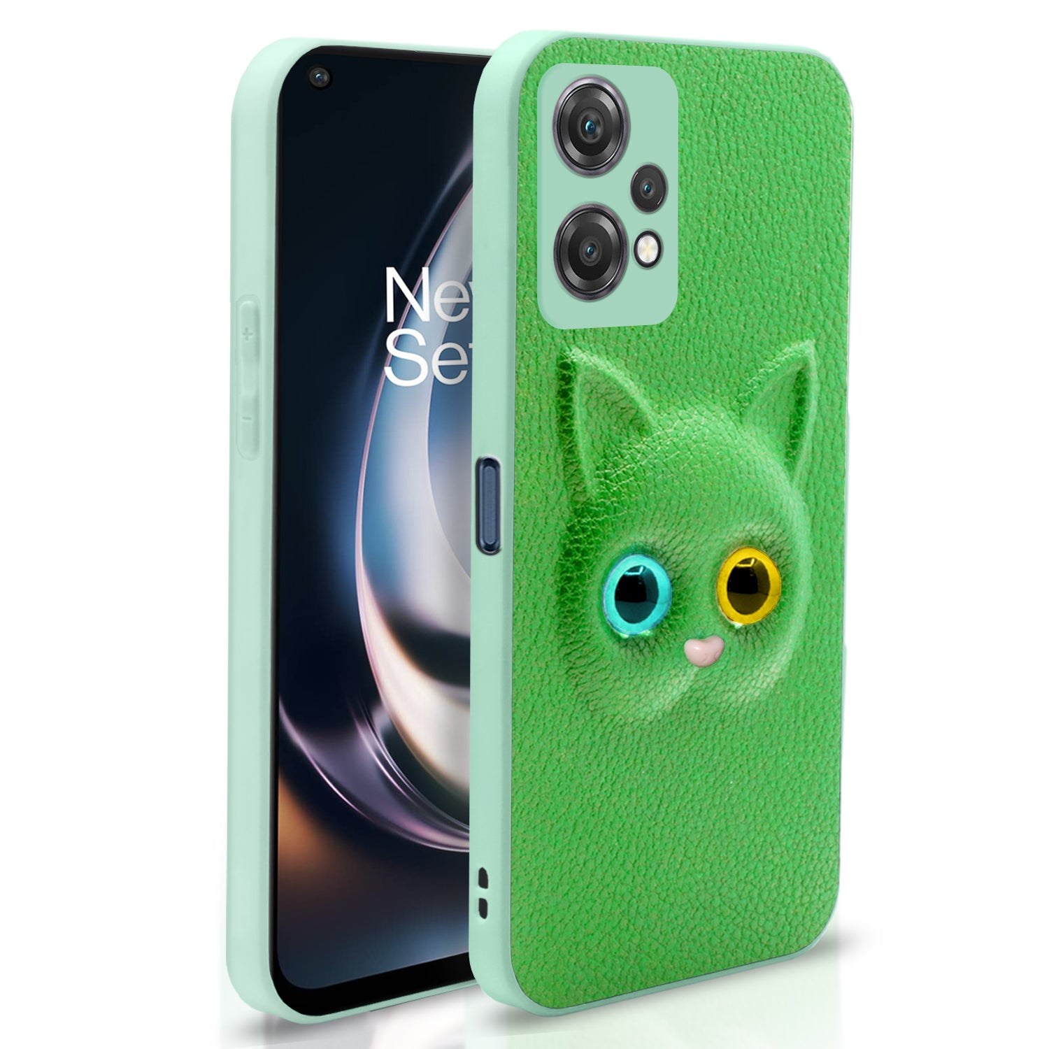OnePlus Nord Ce 2 Lite 5G Kitty Back Cover -Green