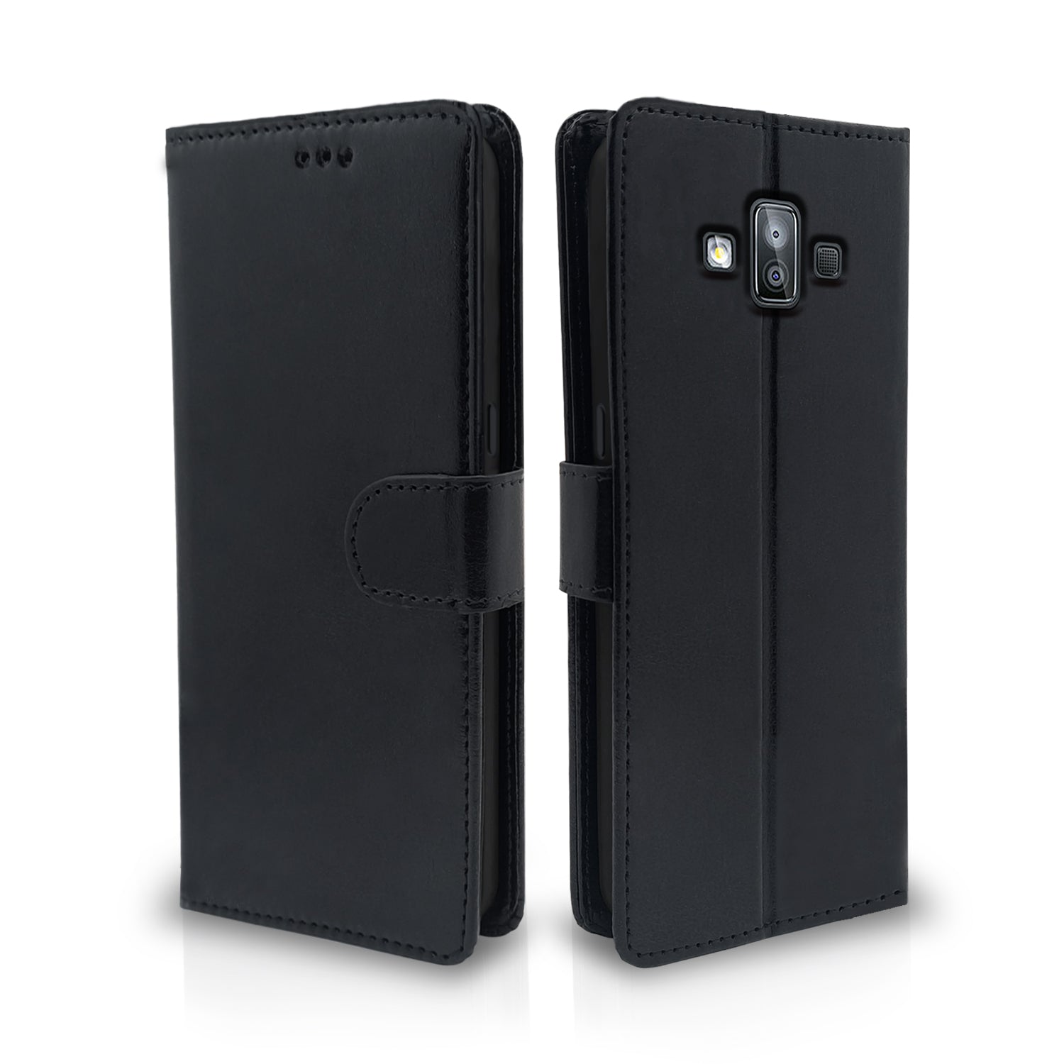 Pikkme Samsung Galaxy J7 duo black Vintage Flip Cover