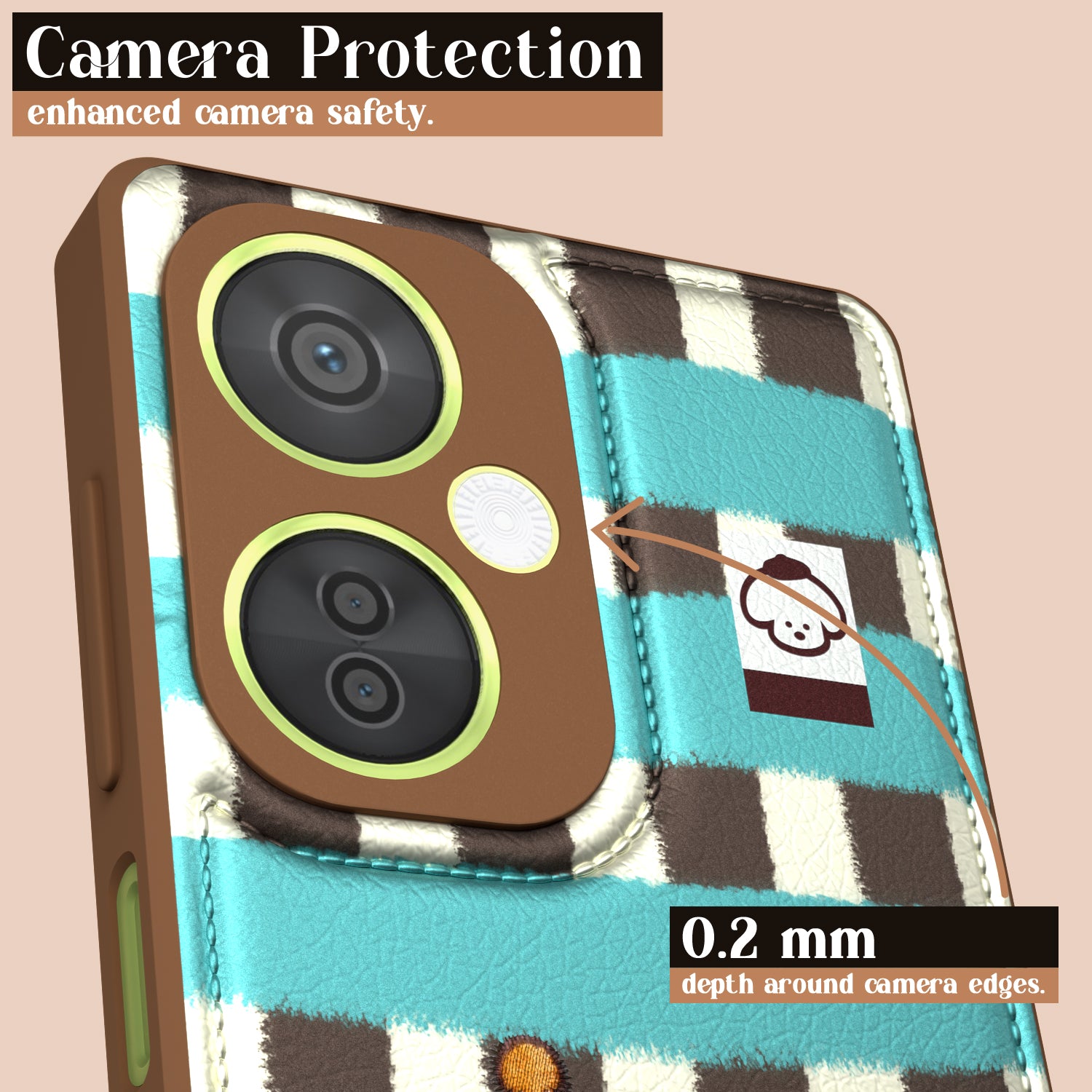 Pikkme OnePlus Nord Ce 3 Lite 5G Cute Girlish Dog Series Back Cover (Design2)