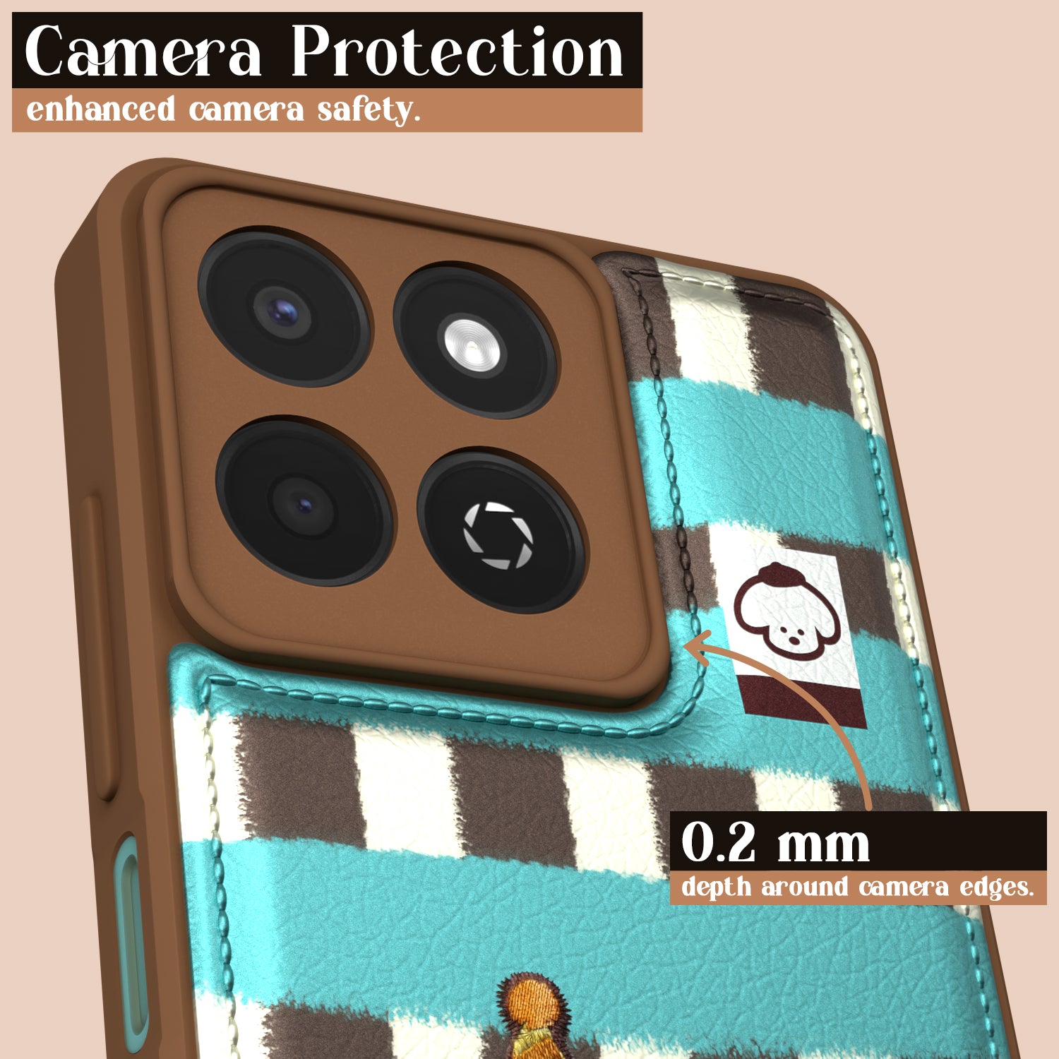 Pikkme Honor X7C Cute Girlish Dog Series Back Cover (Design2)