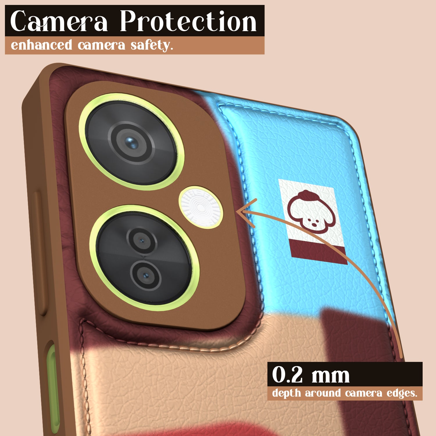 Pikkme OnePlus Nord Ce 3 Lite 5G Cute Girlish Dog Series Back Cover (Design3)