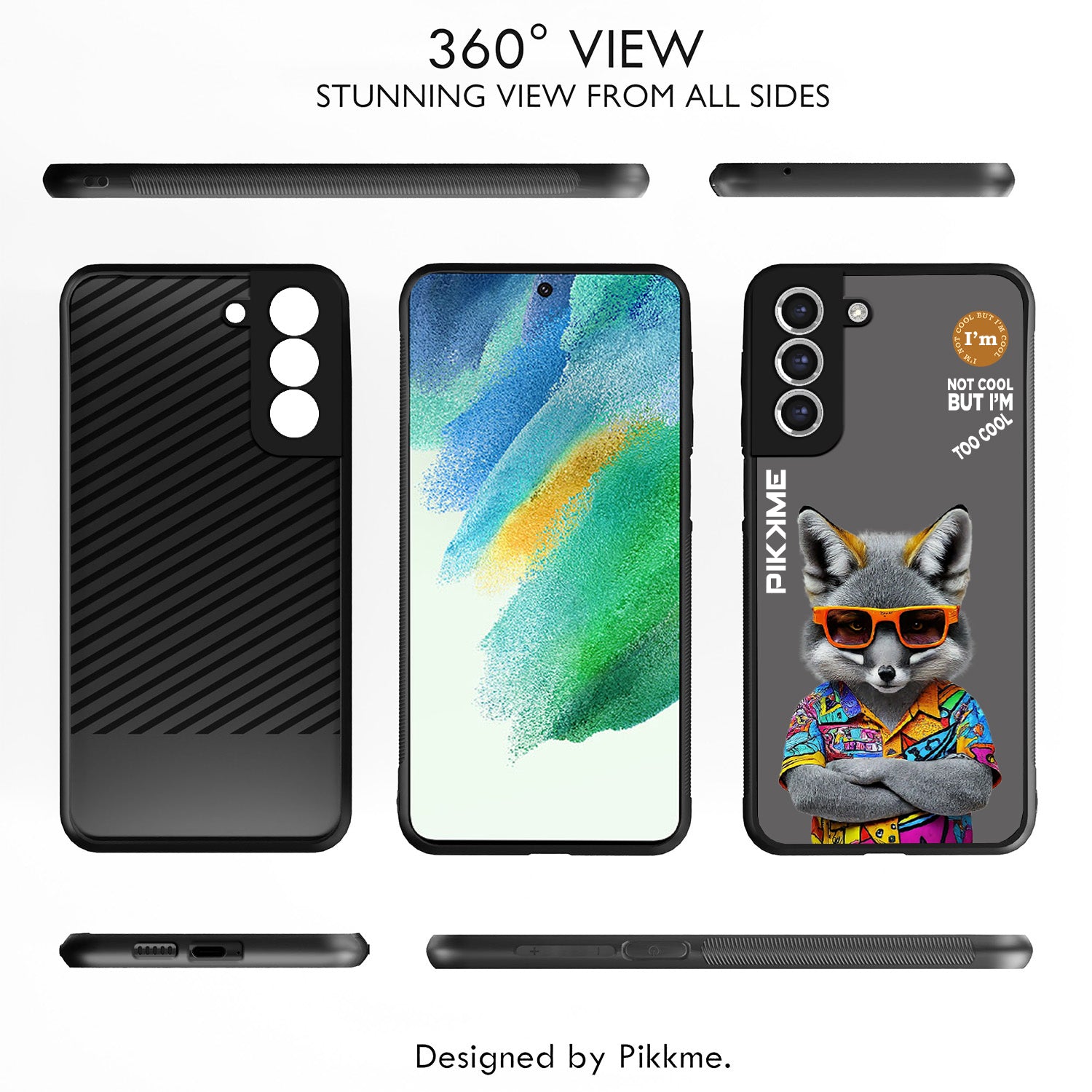 Pikkme Grey Wolf Swag Samsung Galaxy S20 Fe Nim2 Back Cover (Design 01)
