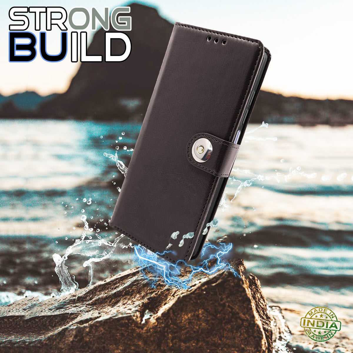 Coffee Button wallet flip cover for Vivo Y20 – Pikkme – photo 2