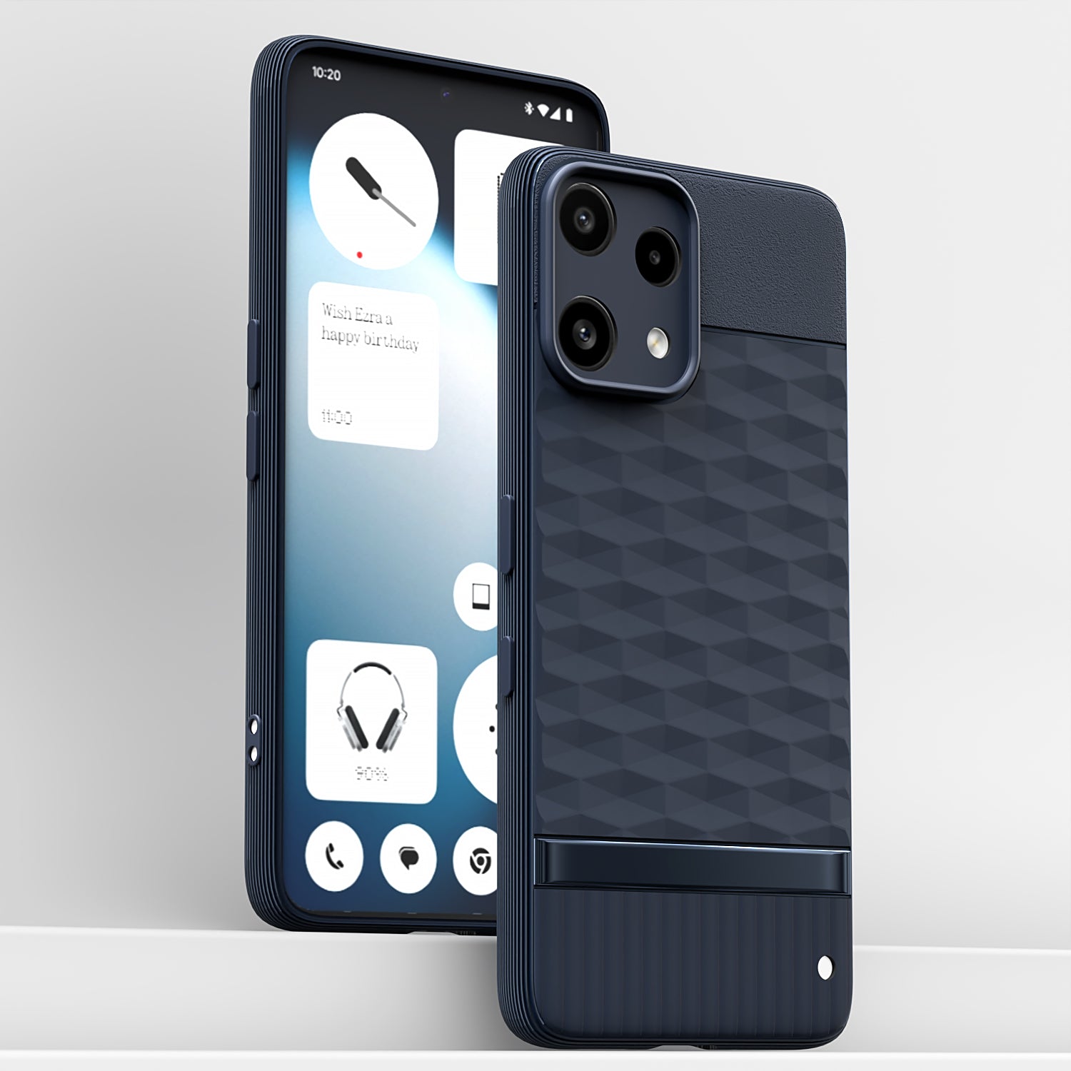 Pikkme Nothing Phone 3a Lite 5G Shockproof Soft Flexible Gencase Back cover (Blue)
