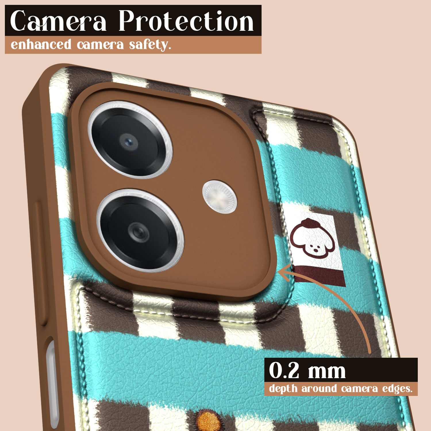 Pikkme Oppo A3X 4G / Oppo A3 5G / Oppo A3x Cute Girlish Dog Series Back Cover (Design2)