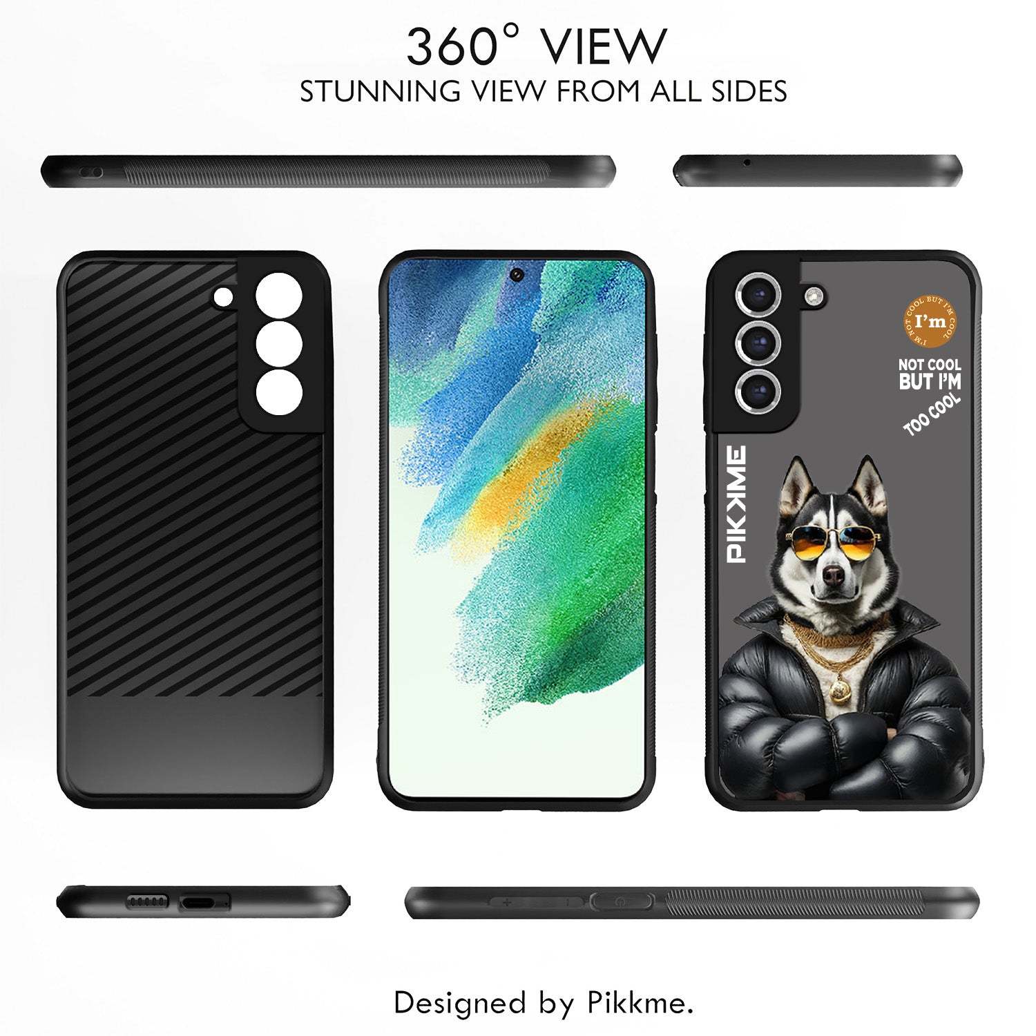Pikkme Grey Dog Swag Samsung Galaxy S20 Fe Nim2 Back Cover (Design 02)
