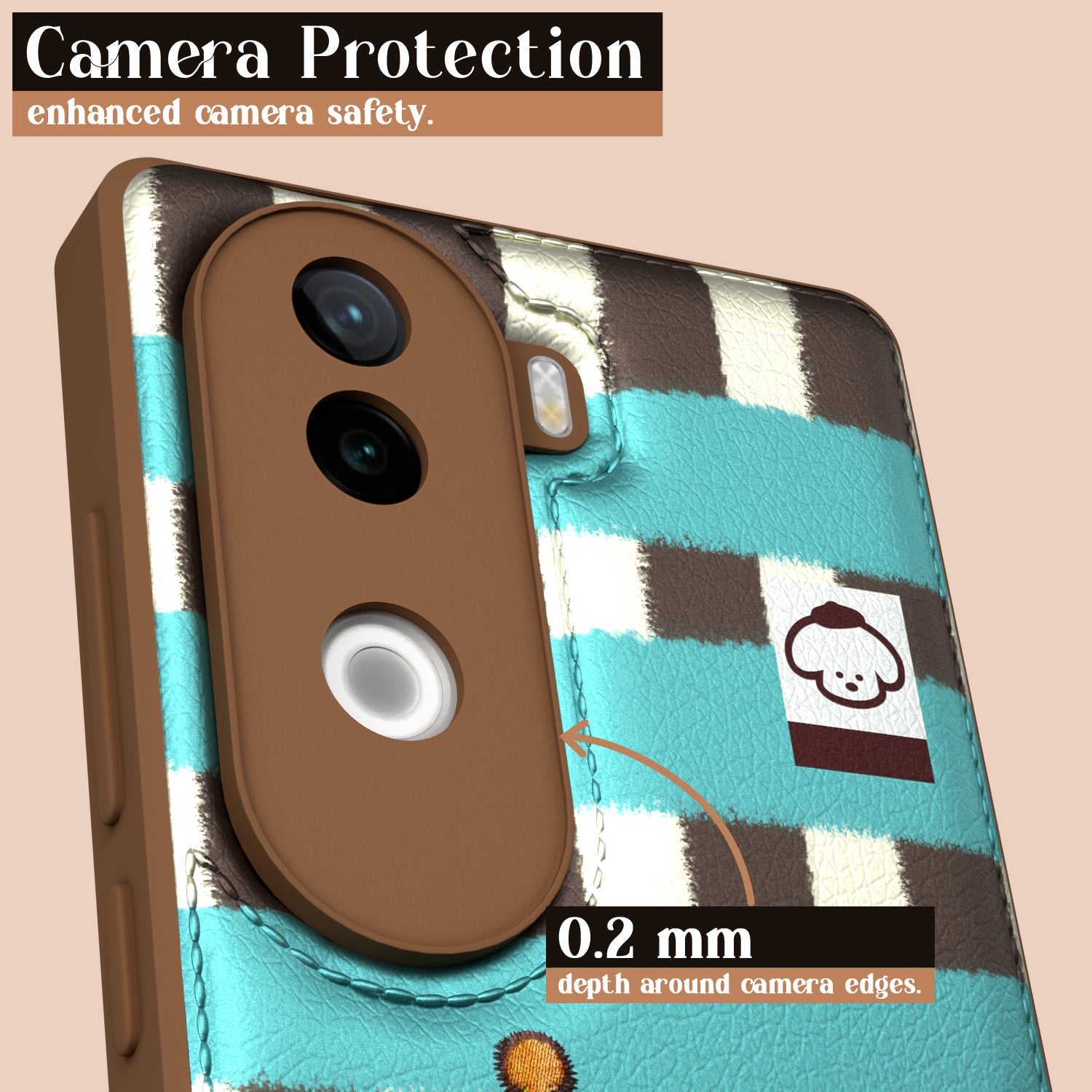 Pikkme iQOO Z9s 5G / Vivo V40e 5G Cute Girlish Dog Series Back Cover (Design2)