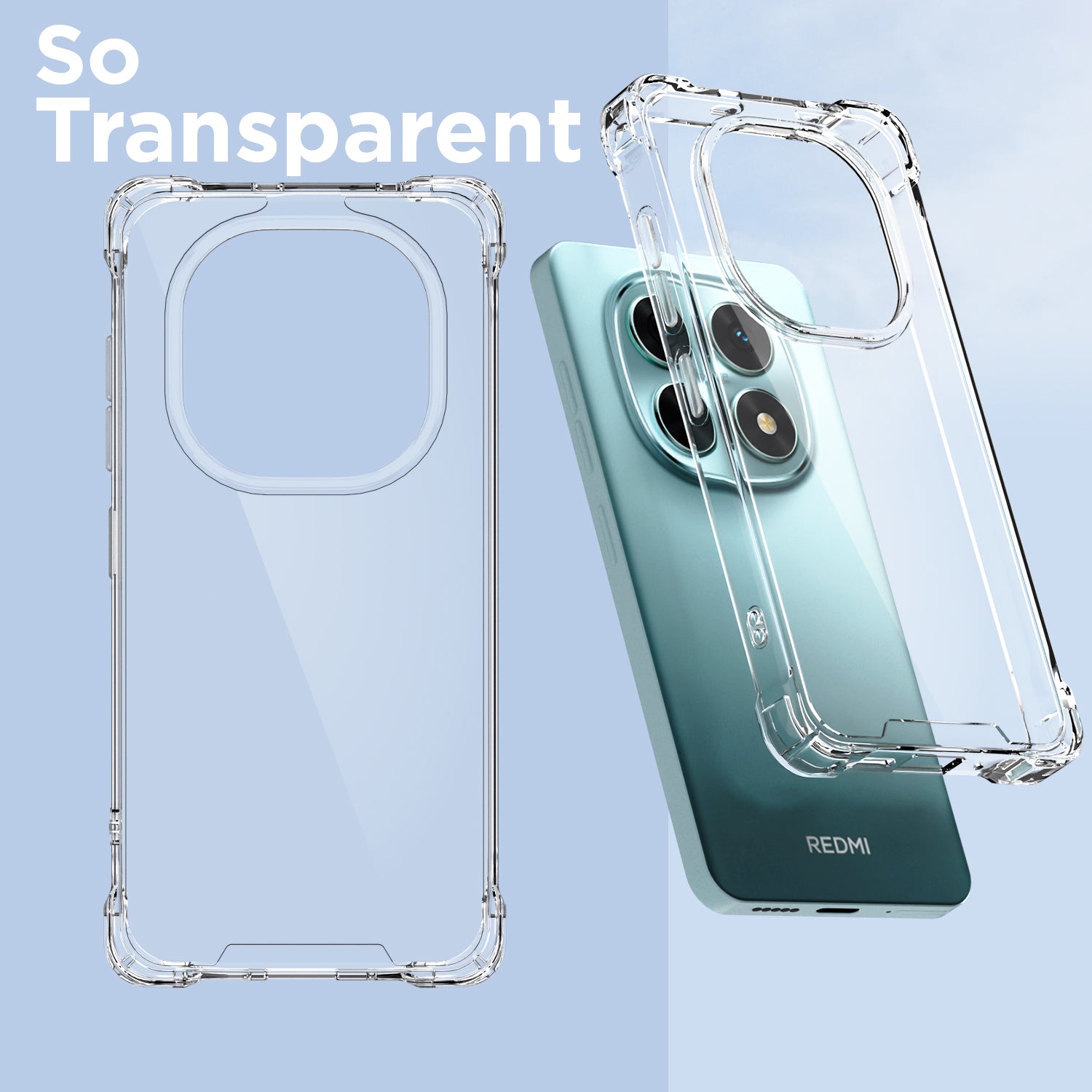 Pikkme Redmi Note 15 5G Mag-Safe Shockproof PC + TPU Back Cover