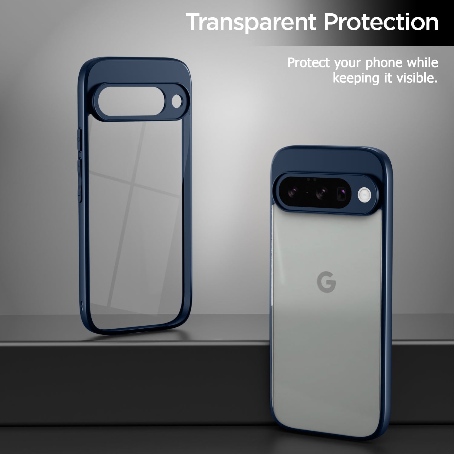 Pikkme Google Pixel 10 Eagle 2 Shockproof Sleek Hybrid Armor Back Cover (Blue)