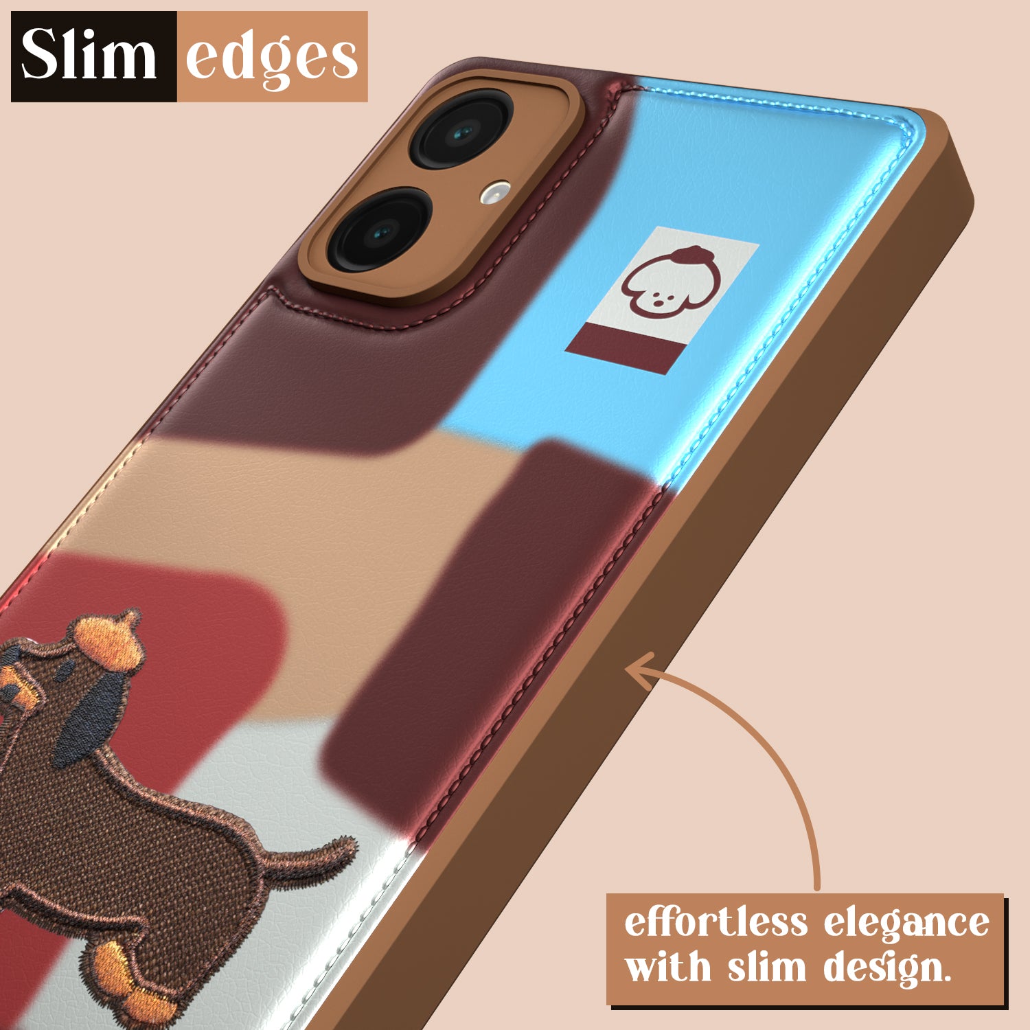 Pikkme Samsung Galaxy A06 Cute Girlish Dog Series Back Cover (Design3)