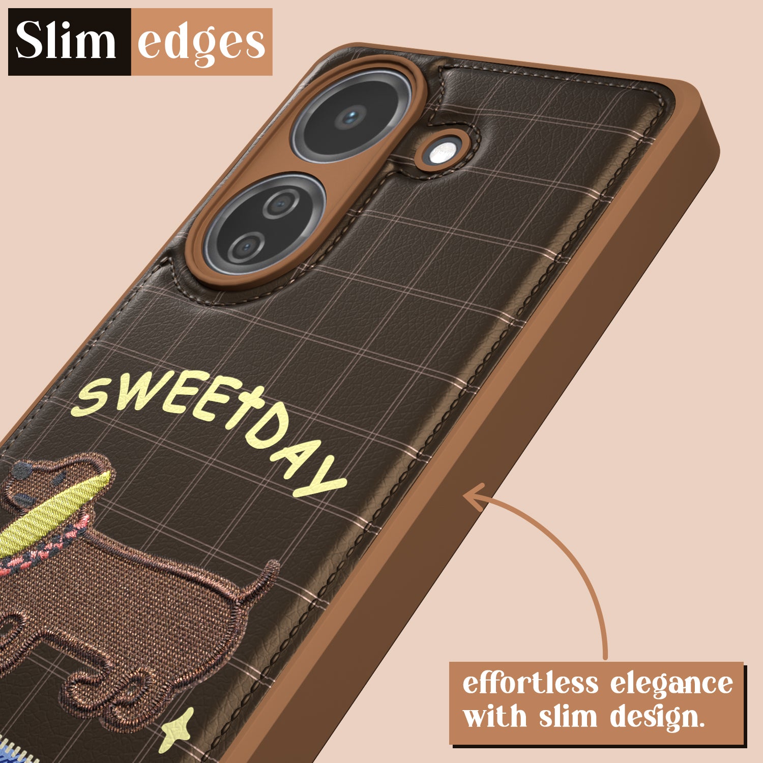 Pikkme Redmi 13C 4G Cute Girlish Dog Series Back Cover (Design1)