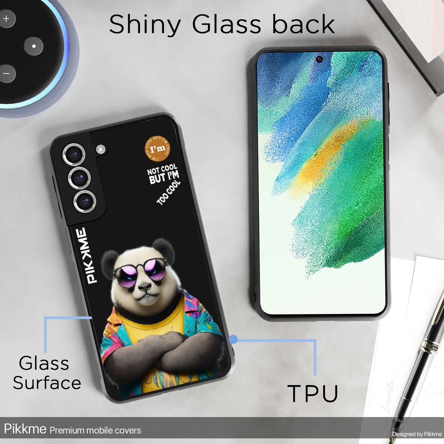 Pikkme Black Panda Swag Samsung Galaxy S20 Fe Nim2 Back Cover (Design 05)