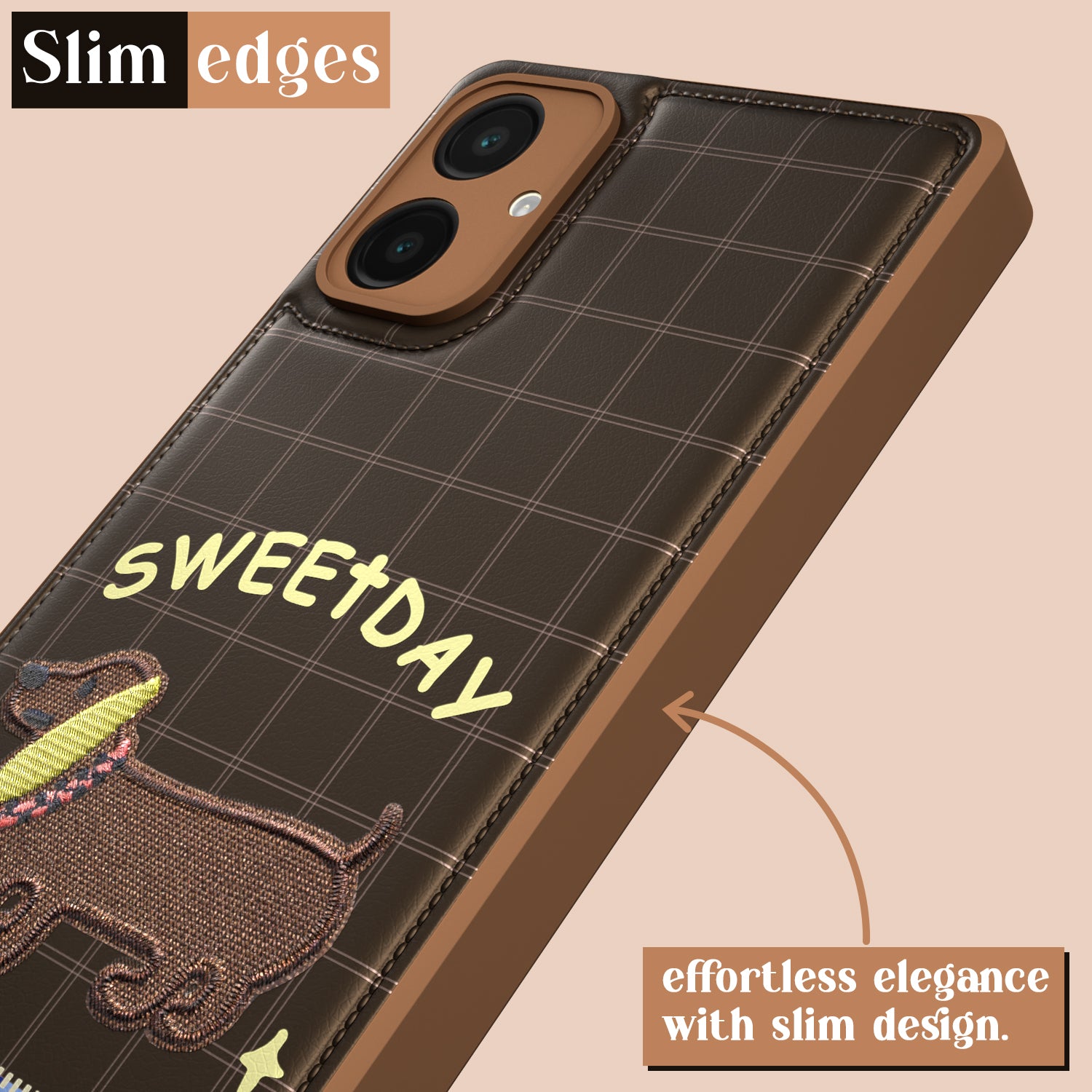 Pikkme Samsung Galaxy A06 Cute Girlish Dog Series Back Cover (Design1)