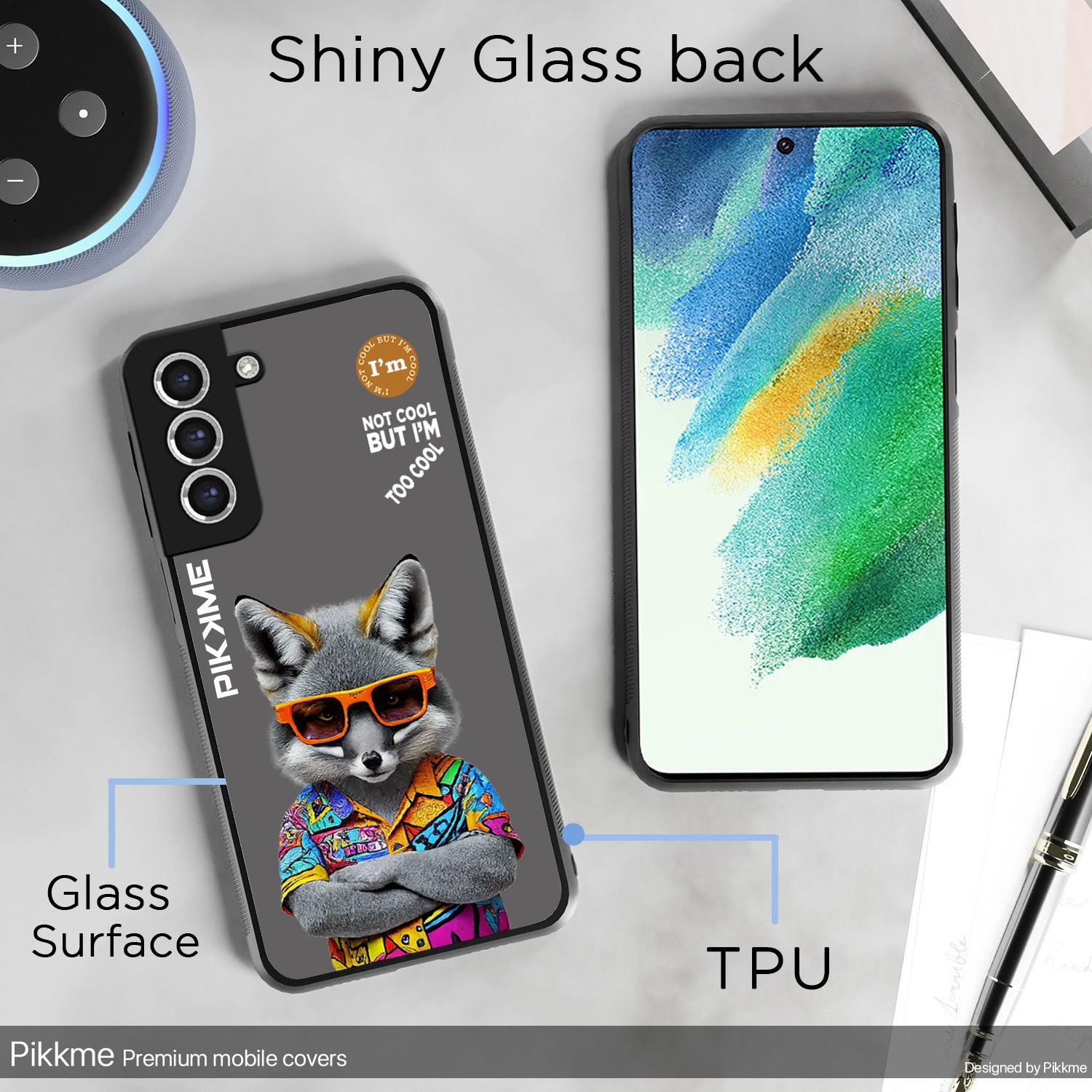 Pikkme Grey Wolf Swag Samsung Galaxy S20 Fe Nim2 Back Cover (Design 01)