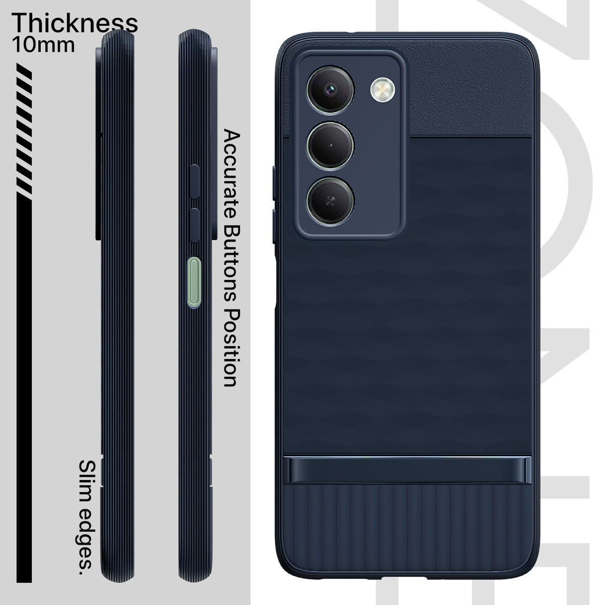 Pikkme blue mobile cover for Redmi 15 5G – photo 3