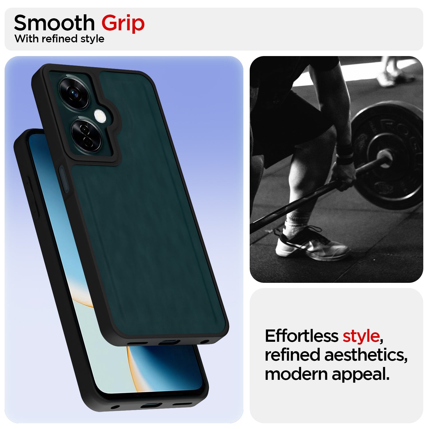 Pikkme OnePlus Nord Ce 3 Lite 5G Premium Super Soft-Touch Leatherback Case (Green)