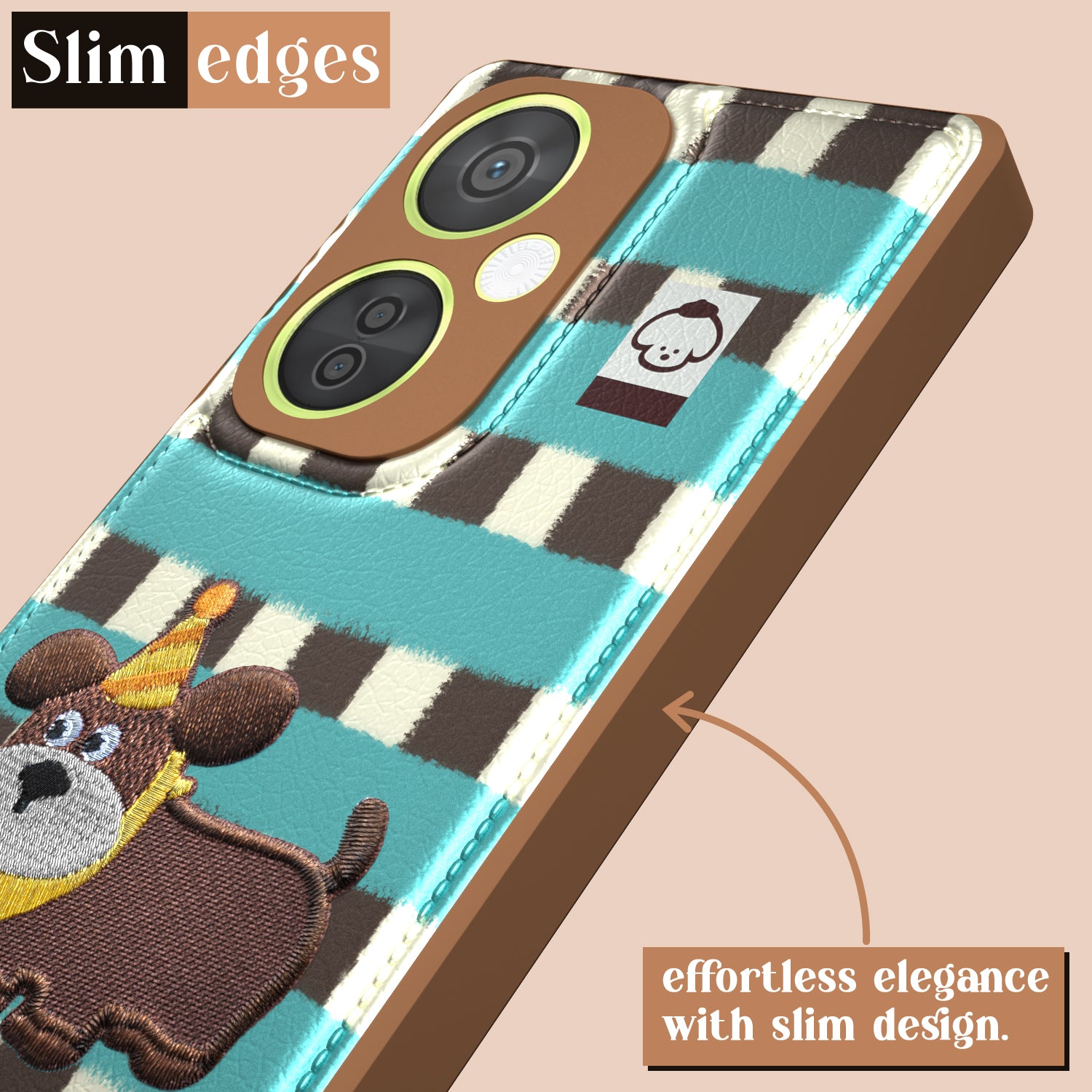 Pikkme OnePlus Nord Ce 3 Lite 5G Cute Girlish Dog Series Back Cover (Design2)