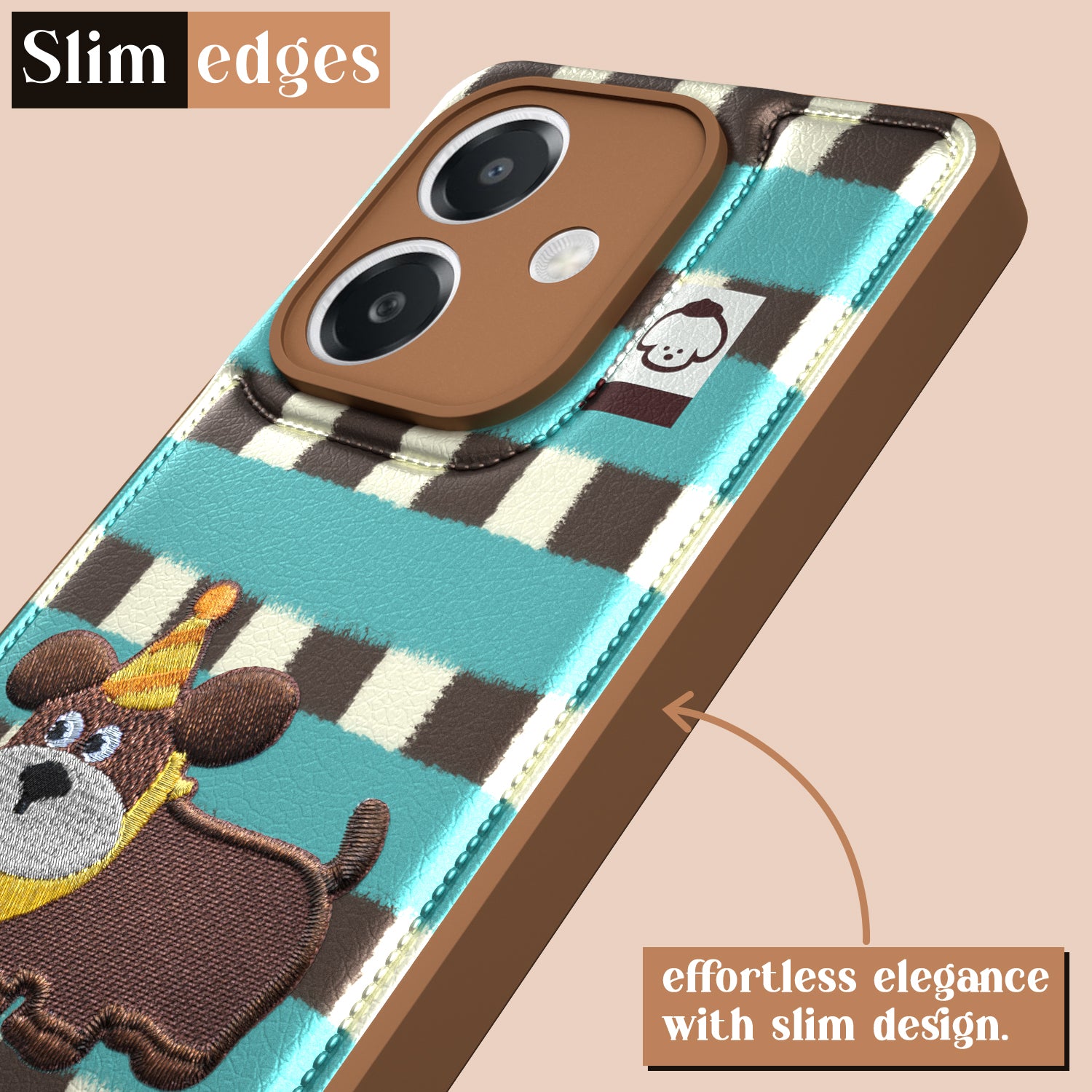 Pikkme Oppo A3X 4G / Oppo A3 5G / Oppo A3x Cute Girlish Dog Series Back Cover (Design2)