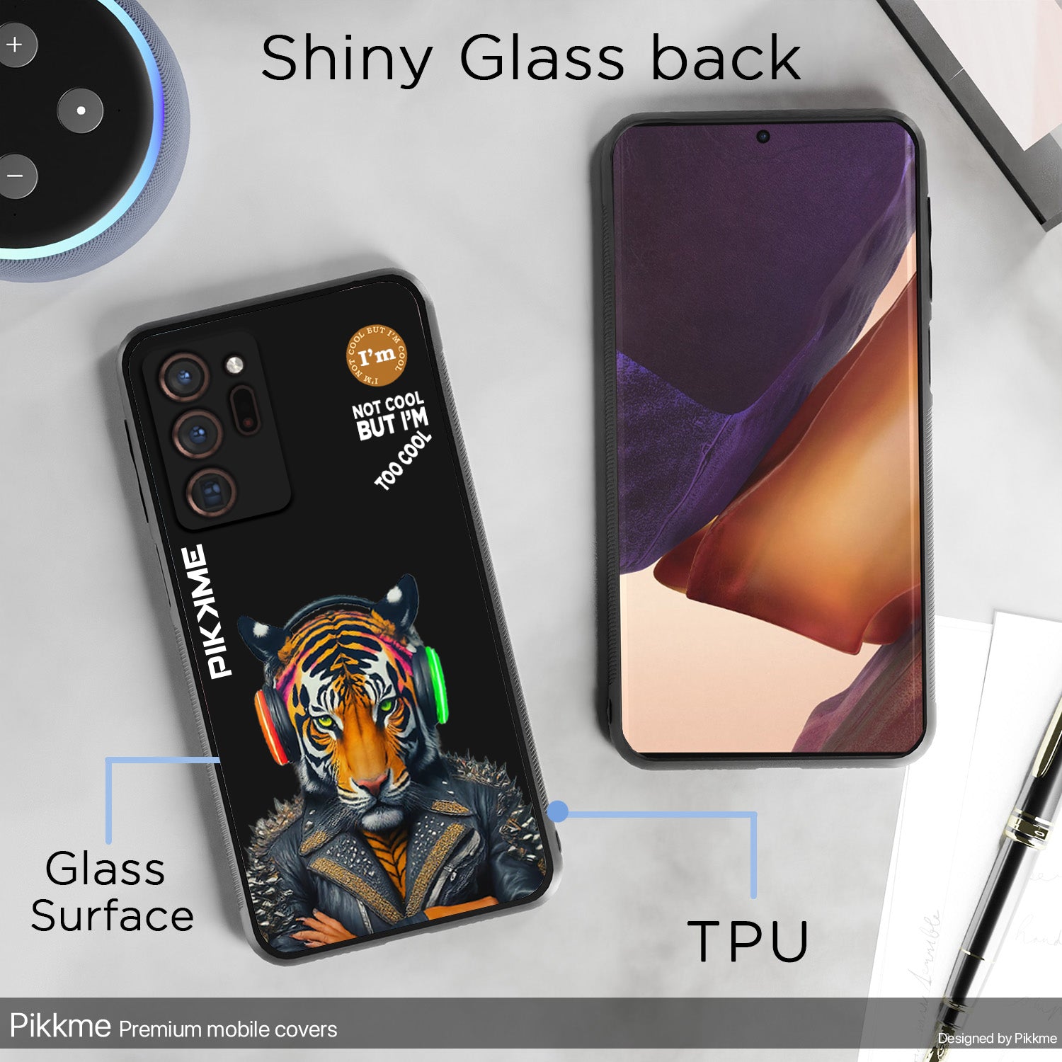 Pikkme Black Tiger Swag Samsung Galaxy Note 20 Ultra Nim2 Back Cover (Design 06)