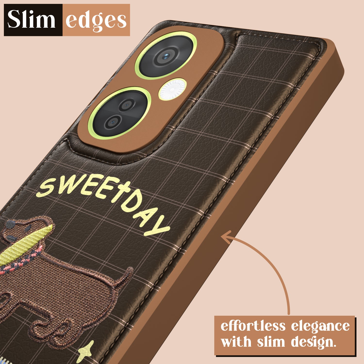 Pikkme OnePlus Nord Ce 3 Lite 5G Cute Girlish Dog Series Back Cover (Design1)